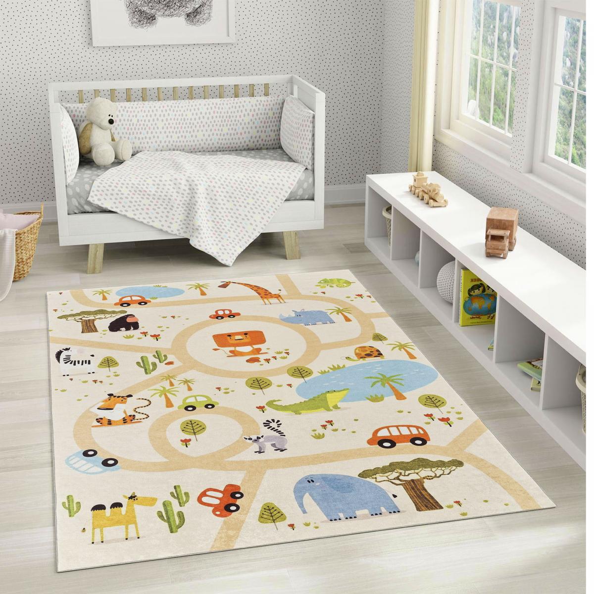 Tapis enfant LYN11 GPS, très doux et facile d'entretien — vue 3