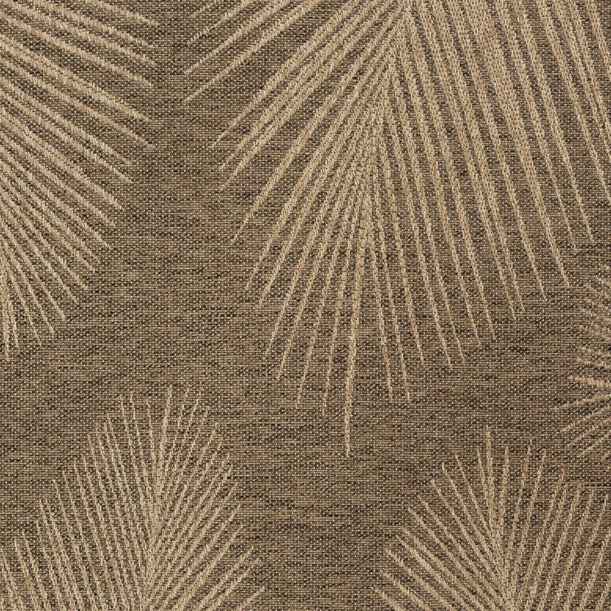 Tapis extérieur intérieur LYN13 REZA 4 aspect jute motif feuilles — vue 6