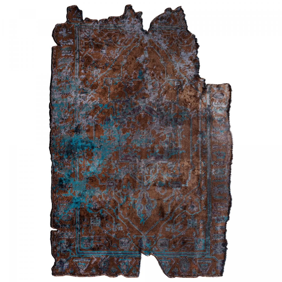 Tapis salon LYN17 AGA kilim, forme originale, Tissé à la main