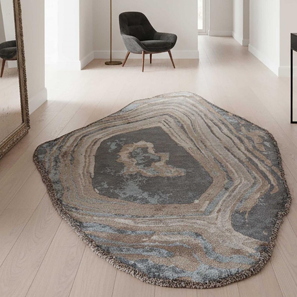 Tapis salon LYN17 AJA kilim, forme originale, Tissé à la main — vue 3