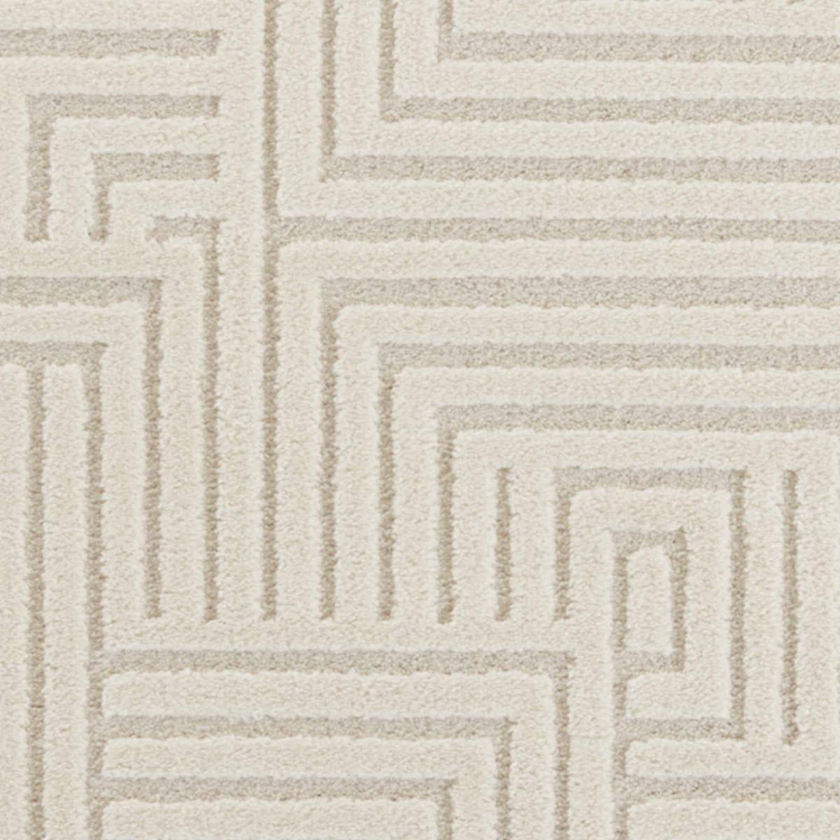 Tapis salon motif géométrique, MANIPU, structure relief, pliable — vue 5