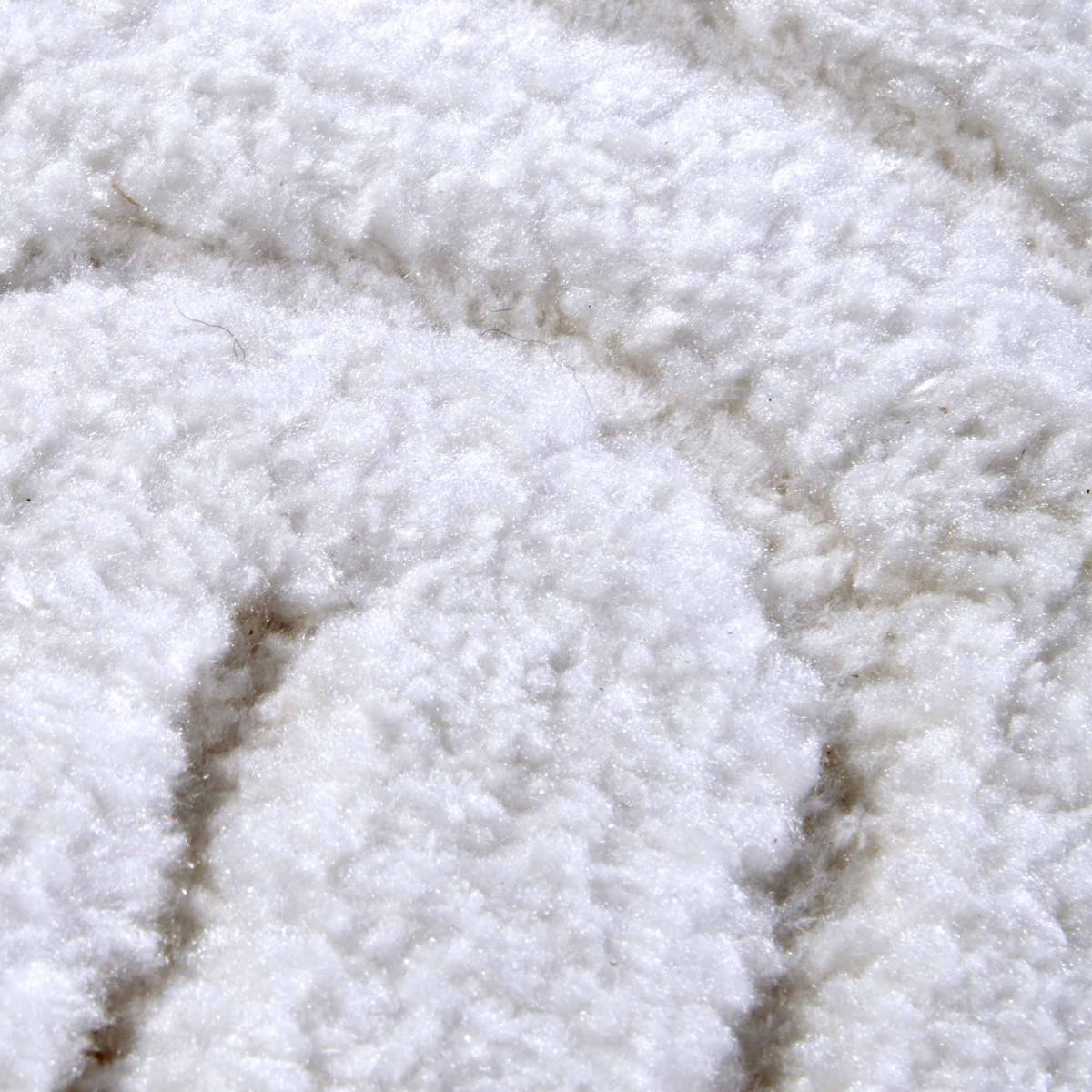 Tapis salon, motif géométrique, texture relief, PANGLAO chaleureux — vue 5