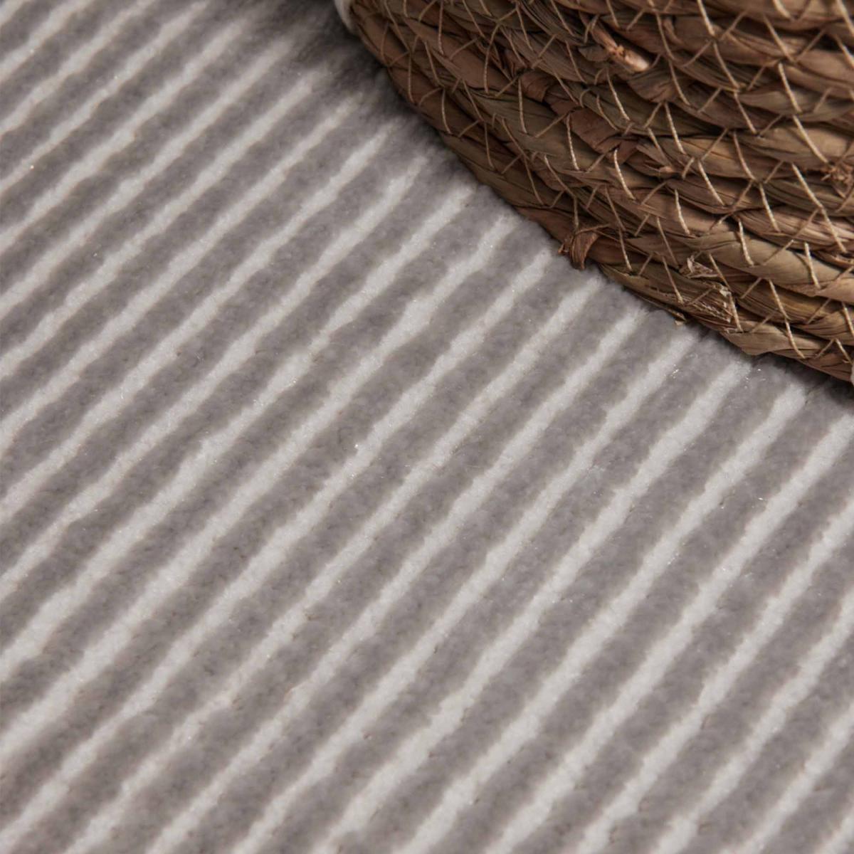 Tapis salon faux uni, poils ras, design épuré, DOLOMITE, confort — vue 6