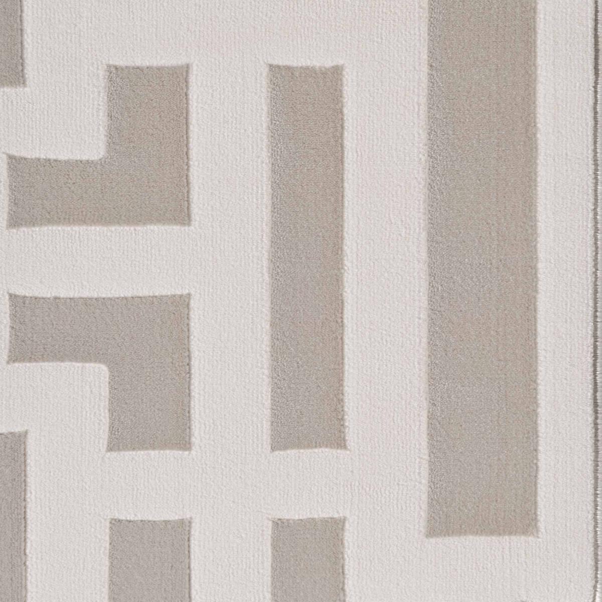 Tapis salon, motif géométrique relief texturé, ONYX, design raffiné — vue 5