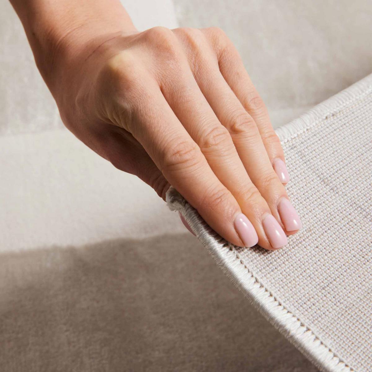 Tapis salon, motif géométrique relief texturé, ONYX, design raffiné — vue 6