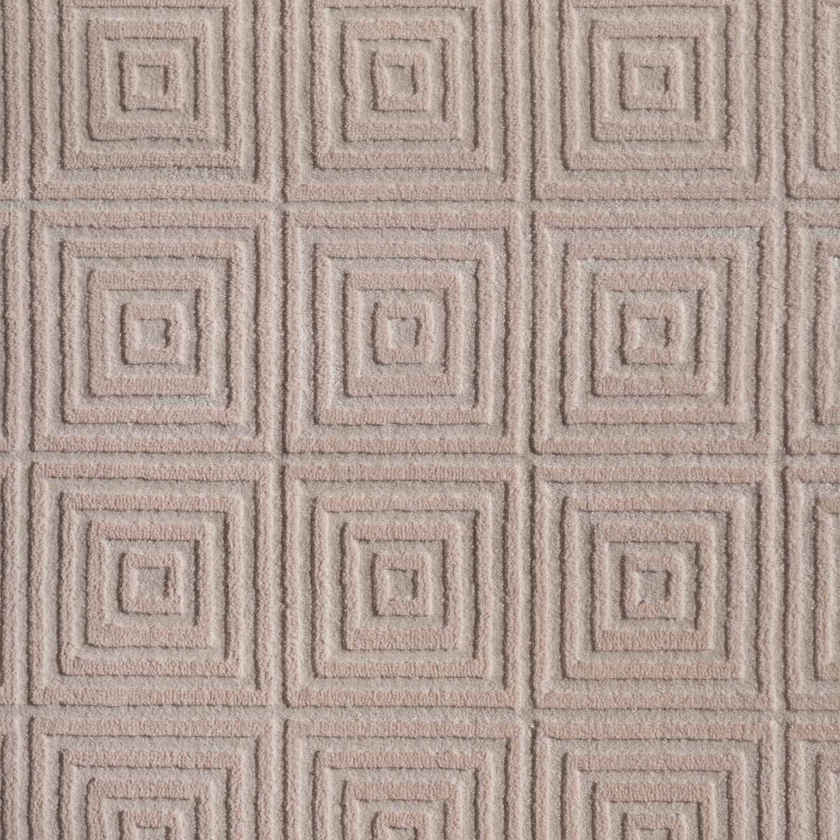 Tapis salon, motif géométrique relief, TOURMALINE, chaleureux — vue 5