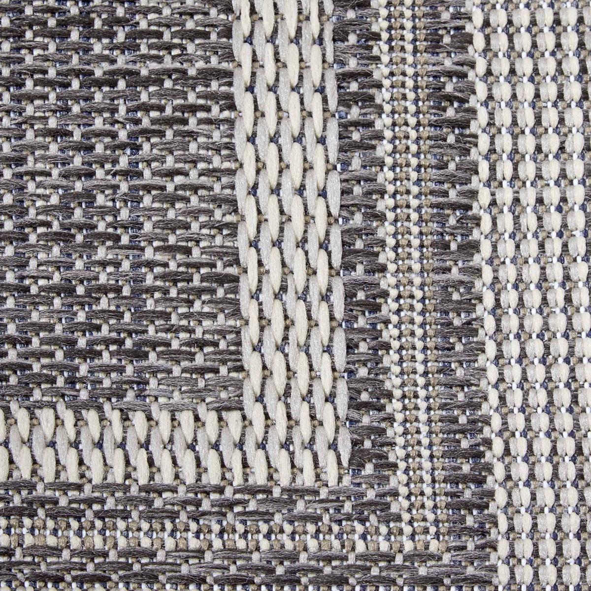 Tapis exterieur, motif géométrique kilim, structure résistante, CAST — vue 6