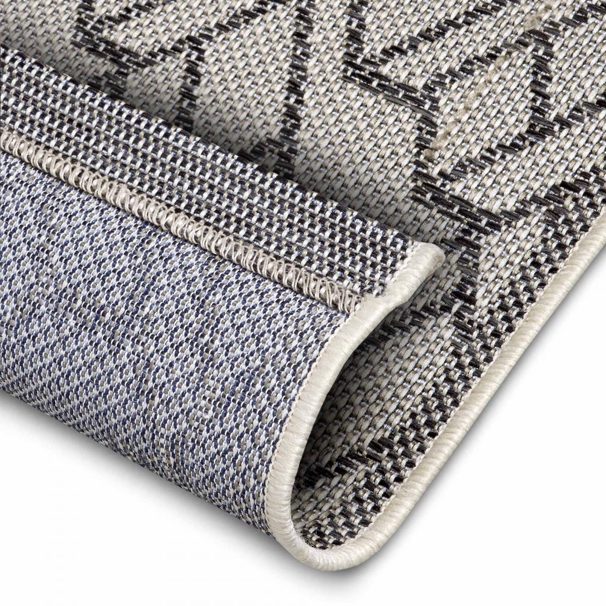 Tapis exterieur kilim motif géométrique, structure authentique ERUS — vue 5