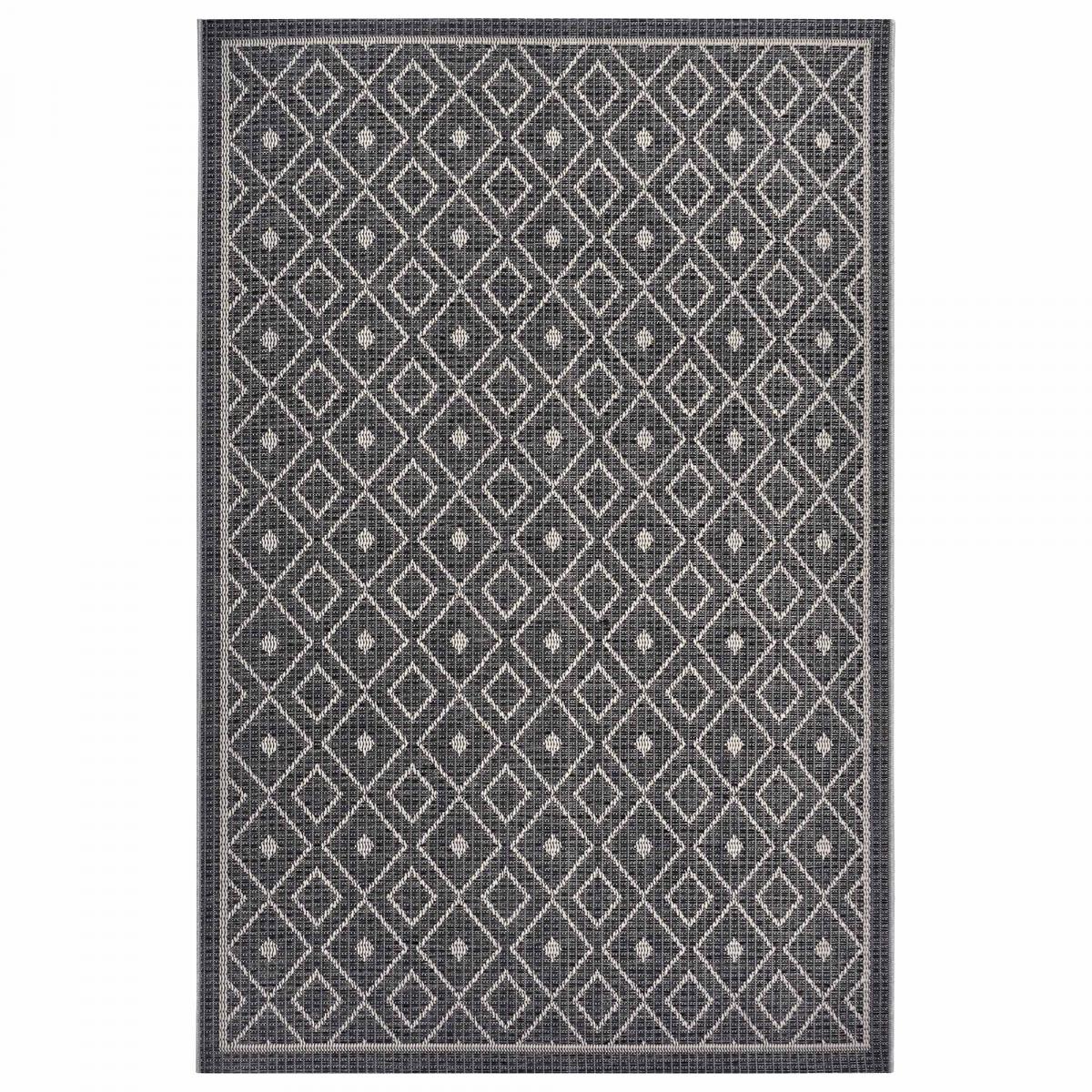 Tapis exterieur kilim géométrique, LAHAL, résistant et original