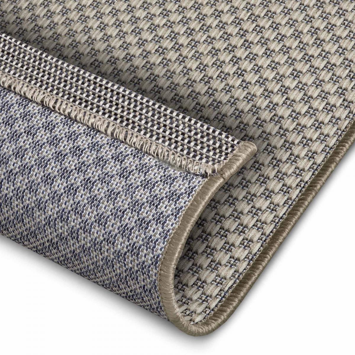 Tapis exterieur kilim géométrique, structure tissée résistante, PURE — vue 5