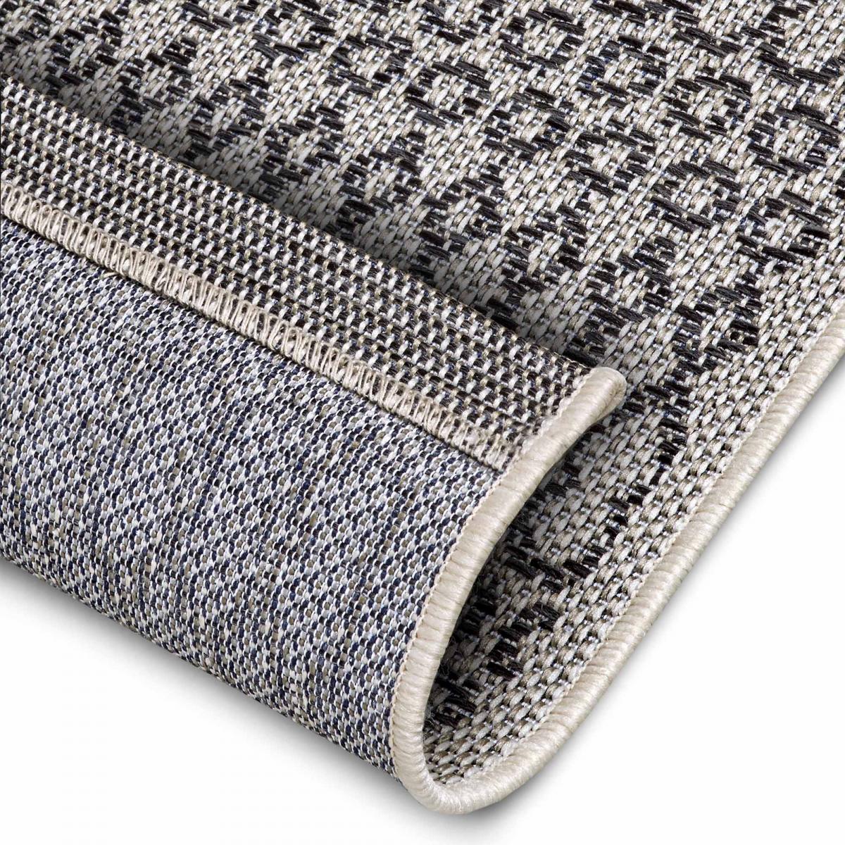 Tapis exterieur kilim géométrique, VANTI, originalité et durable — vue 4