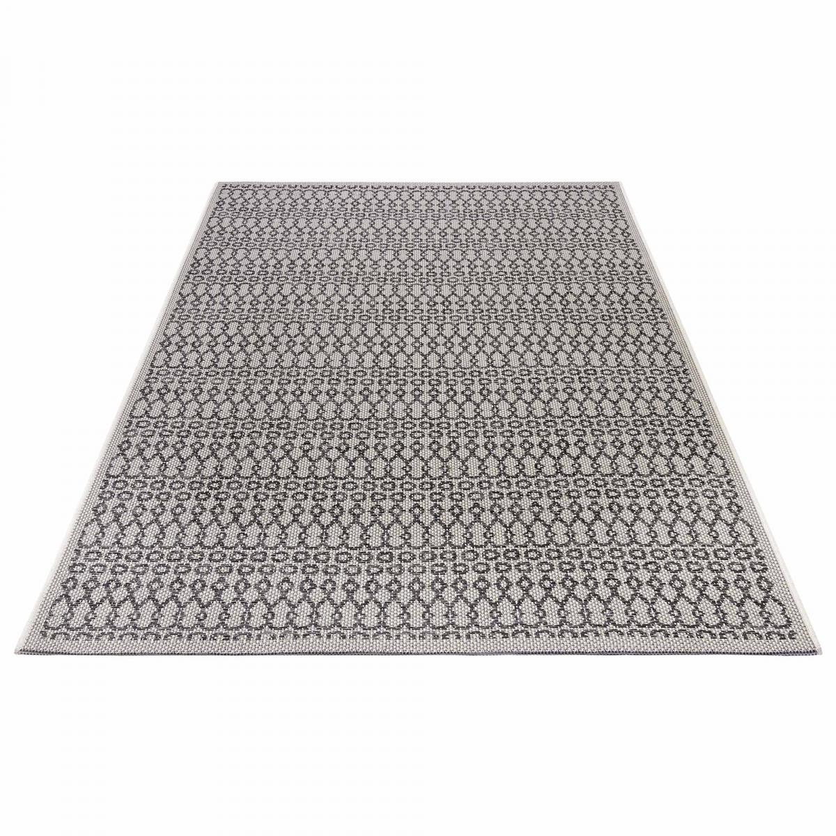 Tapis exterieur kilim géométrique, VANTI, originalité et durable — vue 5
