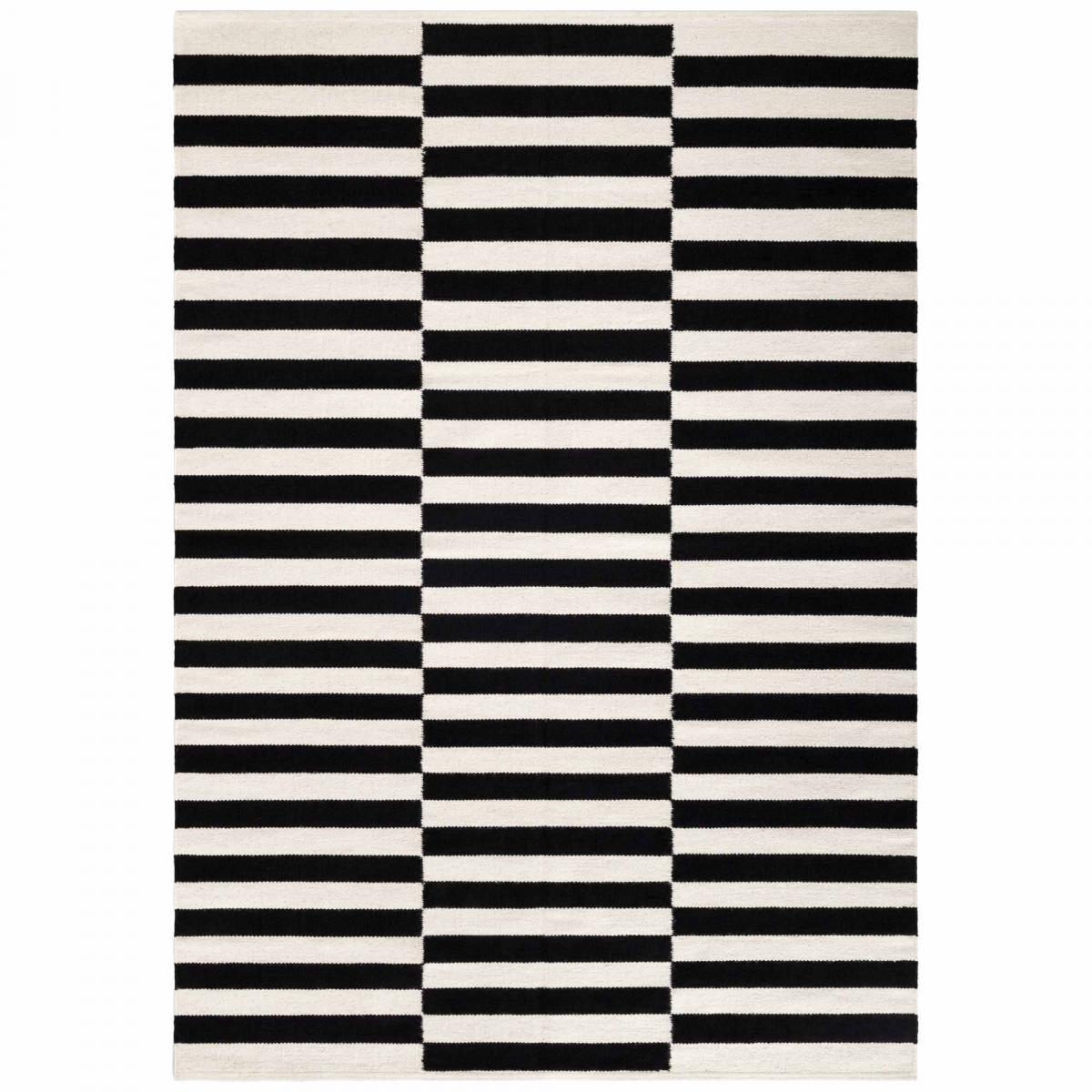 Tapis kilim, motif géométrique, tissé main, DONNA chic authentique