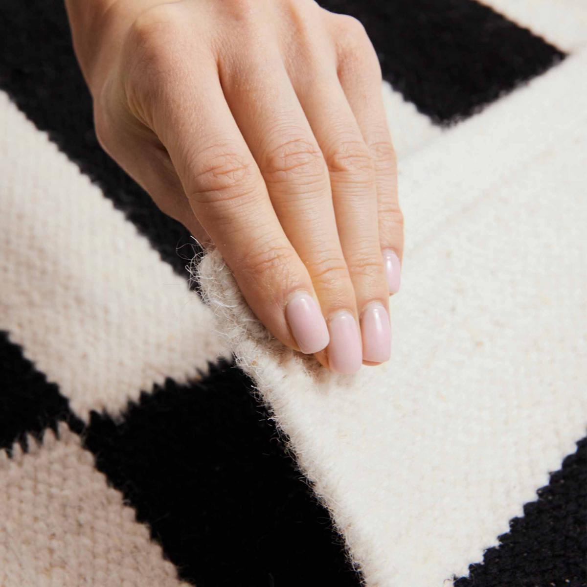 Tapis kilim, motif géométrique, tissé main, DONNA chic authentique — vue 6