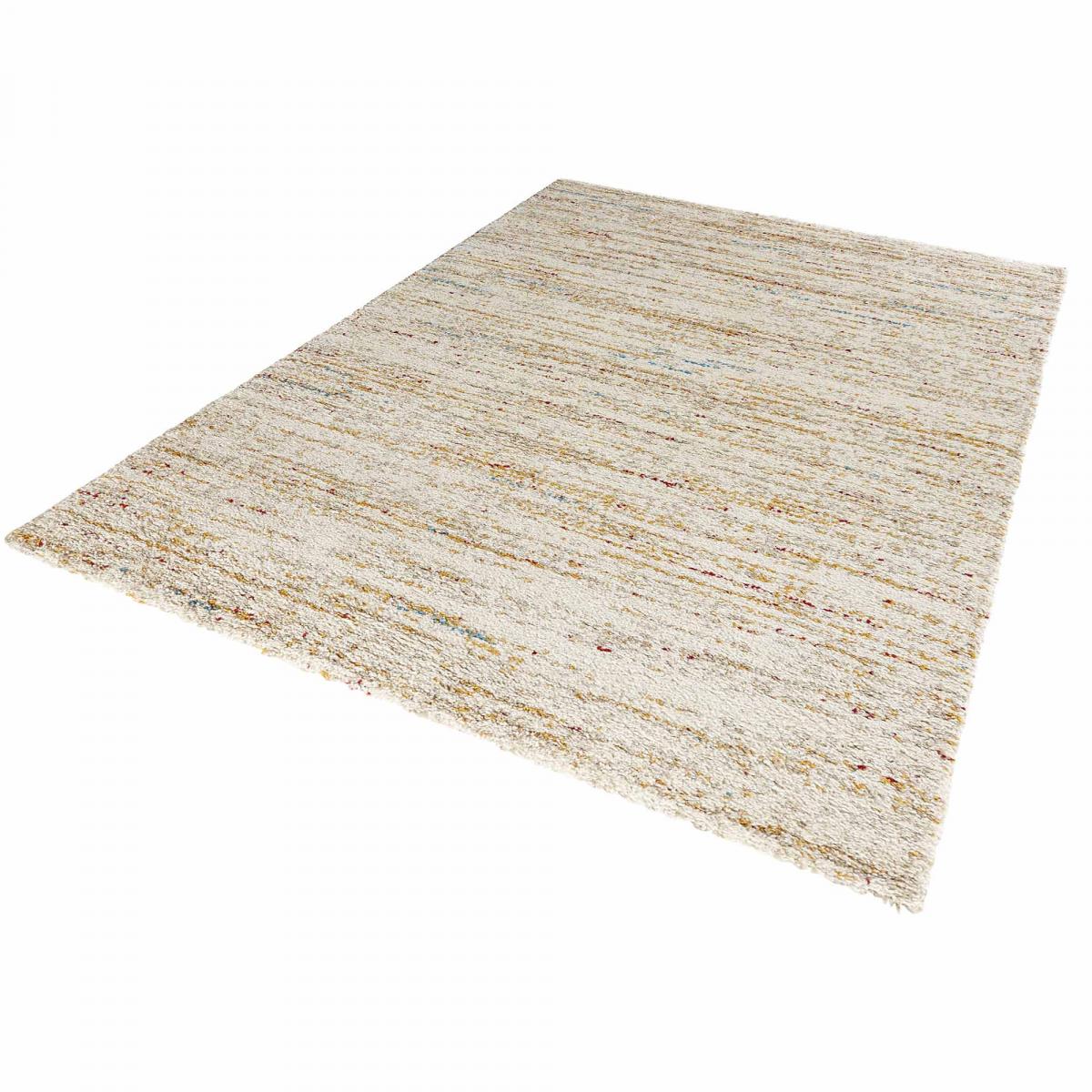 Tapis shaggy, motif faux uni, shaggy confortable, CHICAM, pliable — vue 4