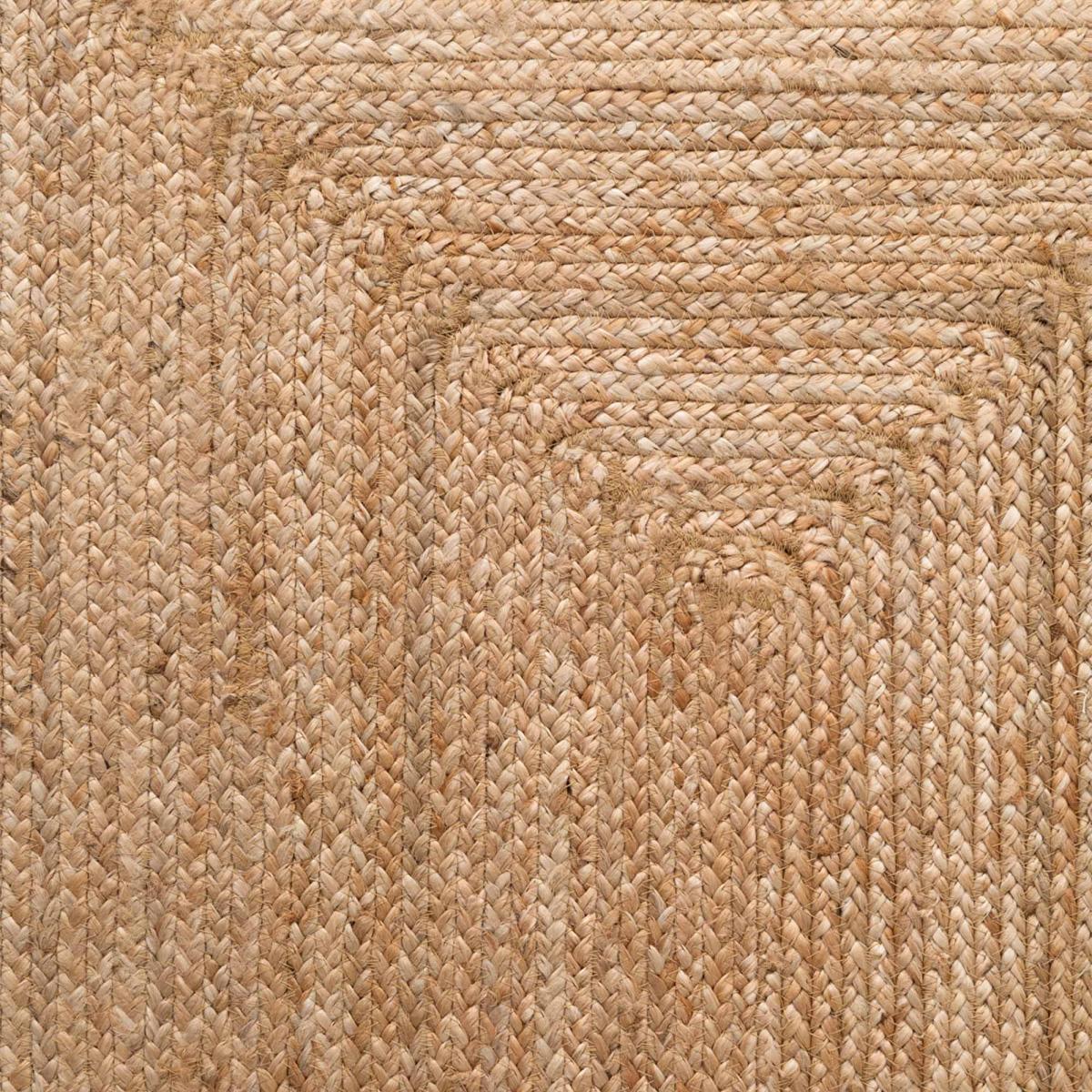 Tapis pour une chambre ou une entrée motif simple, JUTE L tissé main, design chaleureux — vue 5