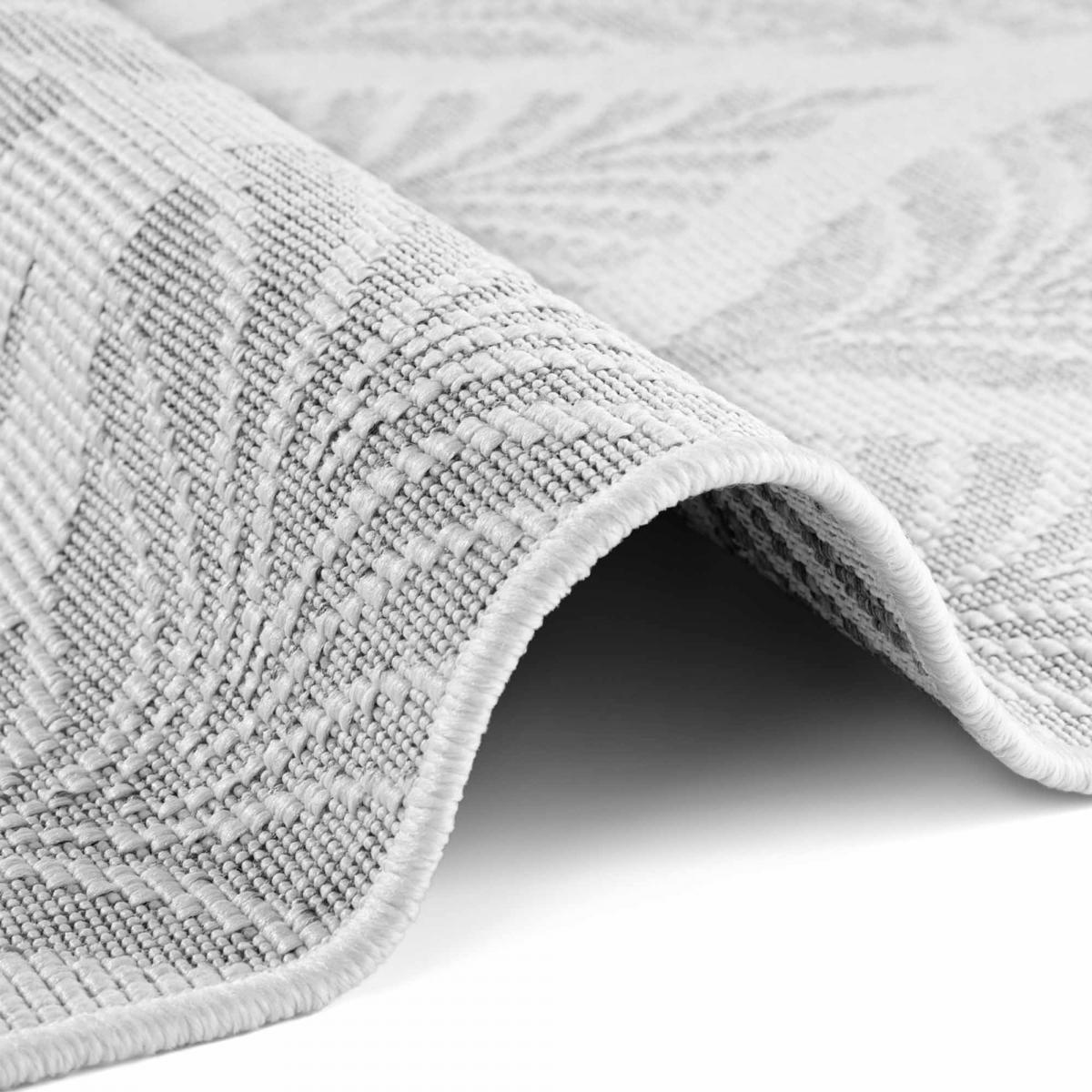 Tapis exterieur kilim nature floral, structure authentique, DINAV — vue 4