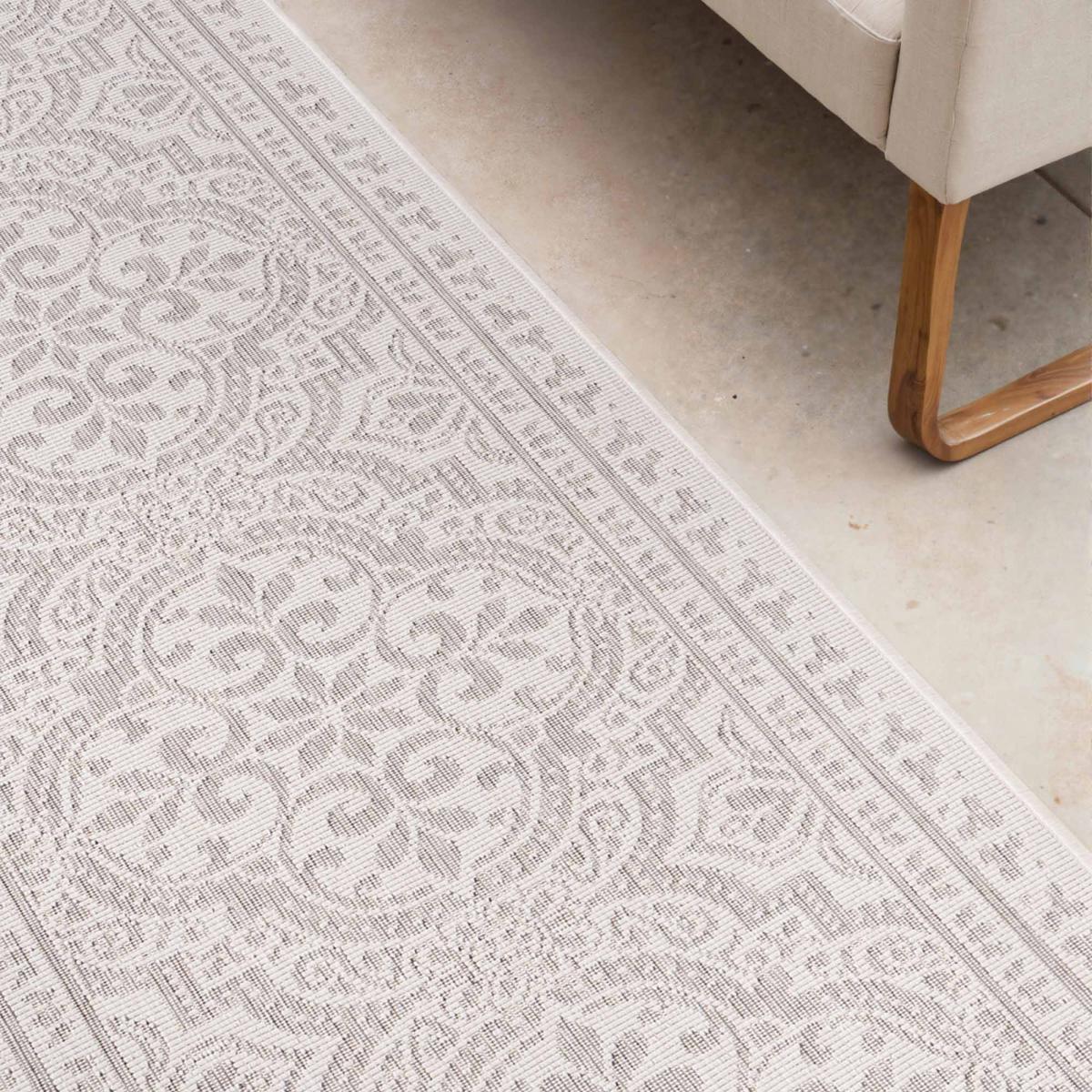 Tapis exterieur kilim oriental, structure robuste, BOLDA — vue 6