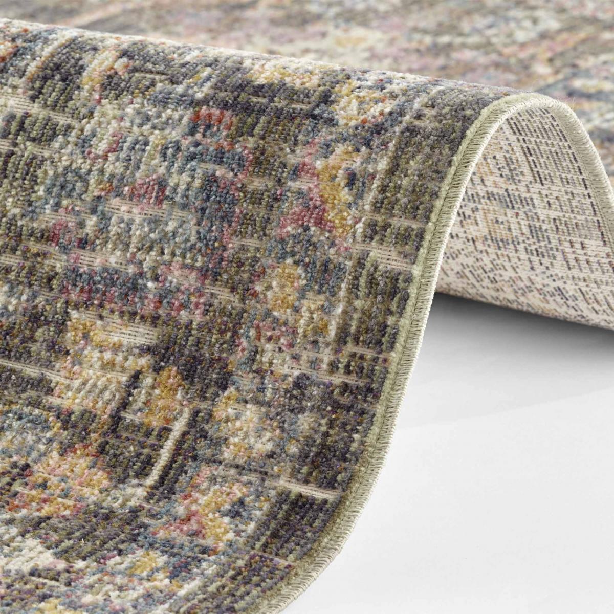 Tapis exterieur kilim motif oriental, LUXORA, authentique et résistant — vue 5