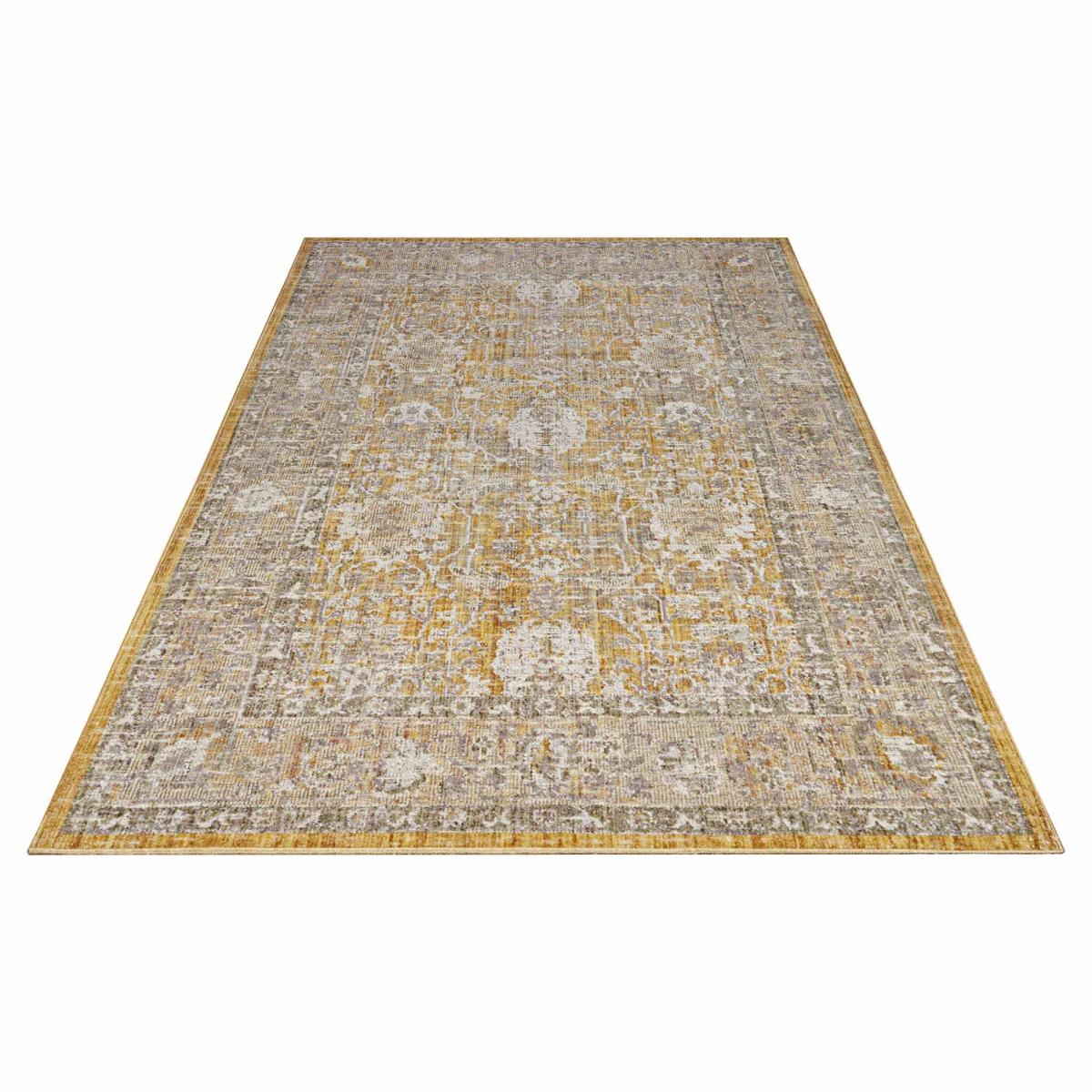 Tapis exterieur kilim motif oriental, LUXORA, authentique et résistant — vue 4