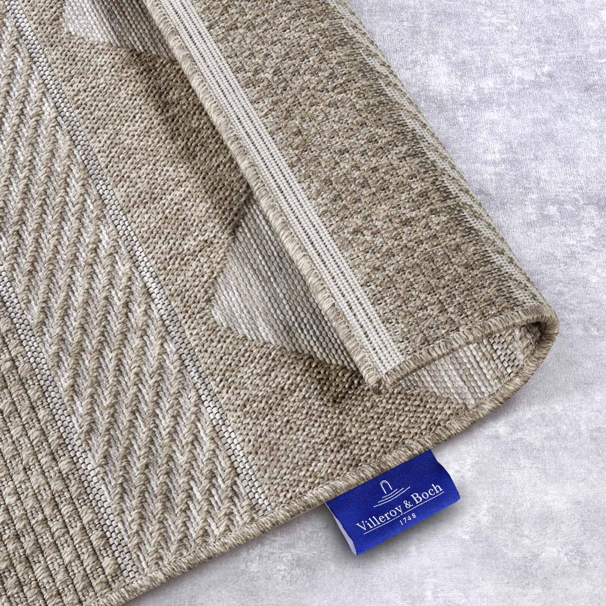 Tapis exterieur motif géométrique, structure relief, ELISABETH pliable — vue 6