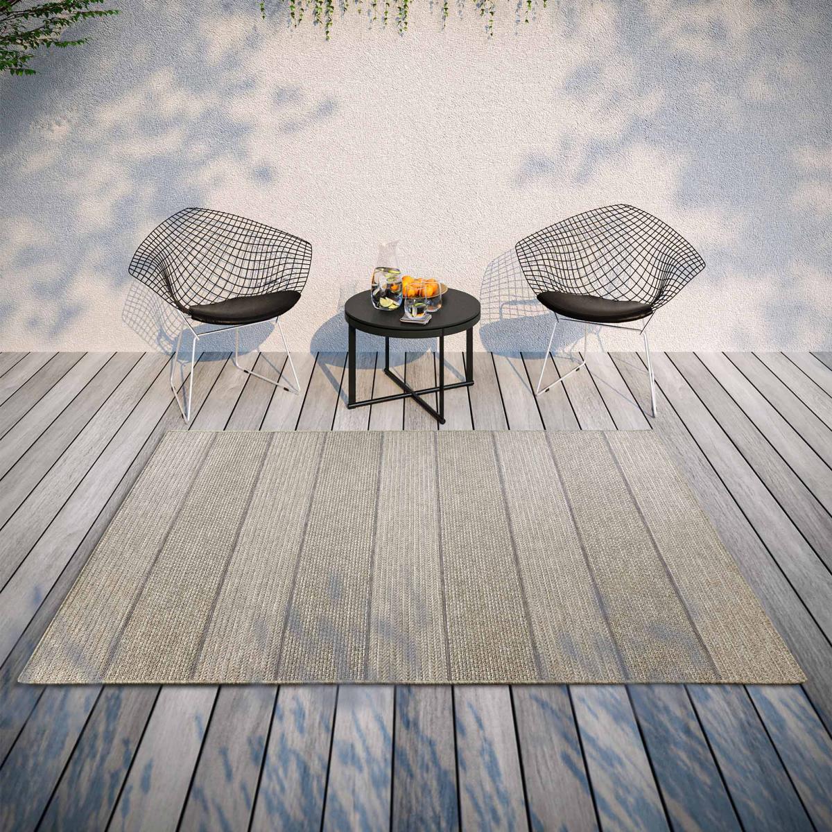 Tapis exterieur ISABELLA, structure robuste, idéal extérieur — vue 3