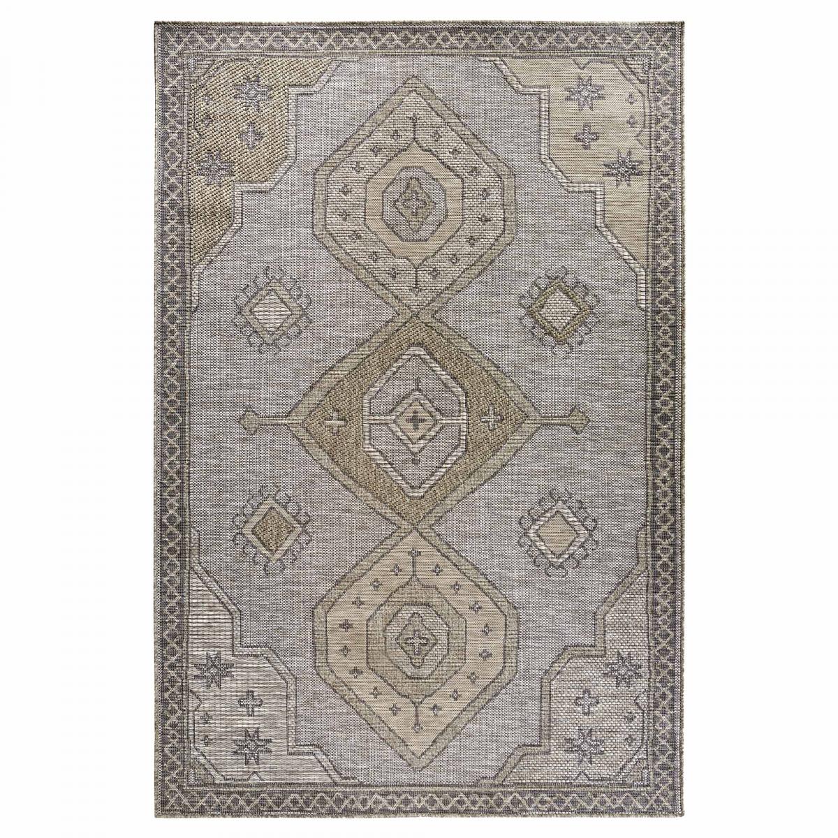 Tapis exterieur, motif oriental, structure résistante pliable, ROBERT