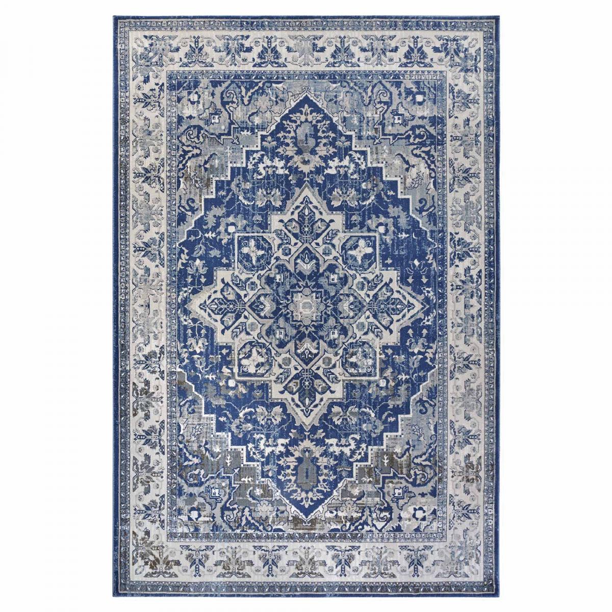 Tapis d'orient, motif oriental, JEHANNE, anti perte de fibre