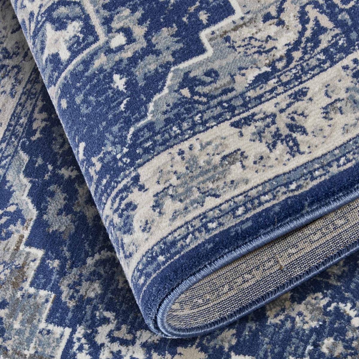 Tapis d'orient, motif oriental, JEHANNE, anti perte de fibre — vue 4