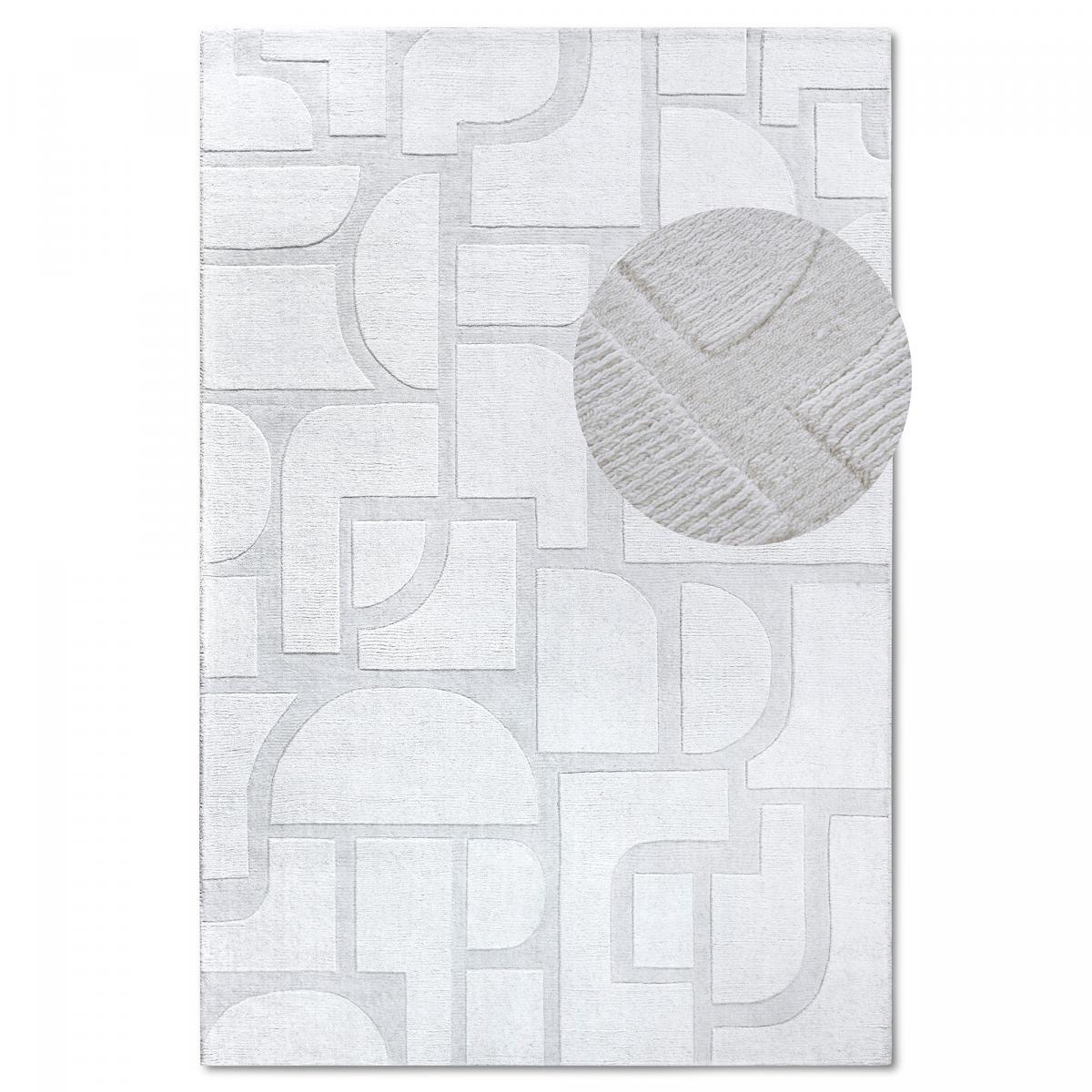 Tapis salon ALEXIS, motif géométrique