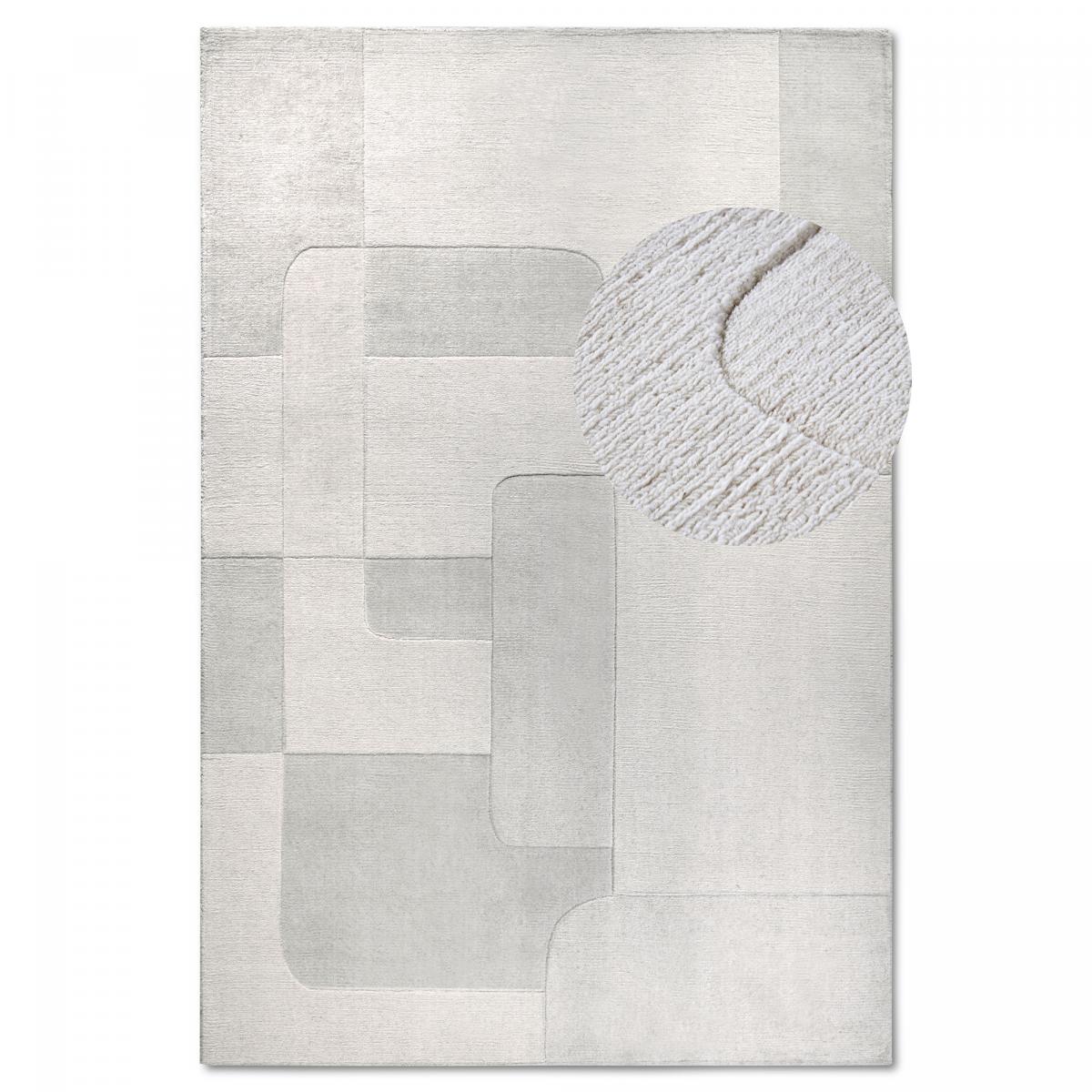 Tapis salon CHARLOTTE, motif géométrique