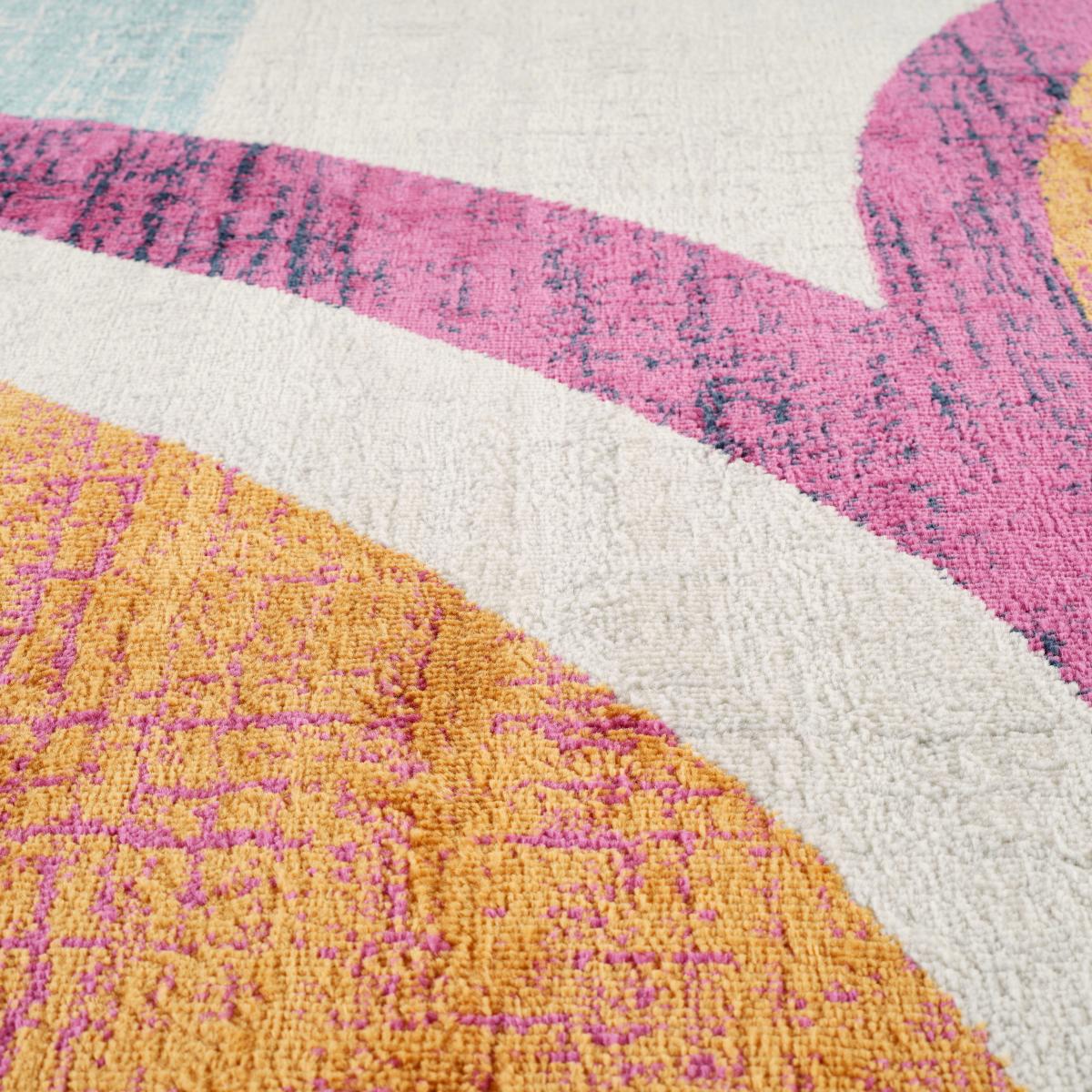 Tapis d'orient LYN3 LY Motif Géométrique Design Moderne. — vue 4