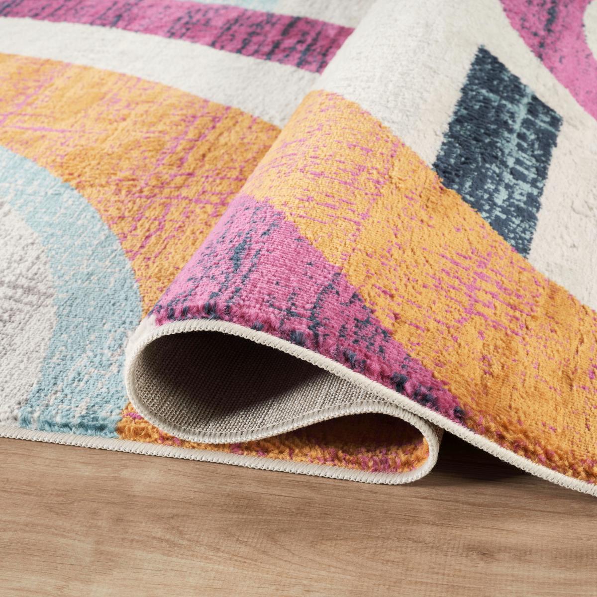 Tapis d'orient LYN3 LY Motif Géométrique Design Moderne. — vue 5