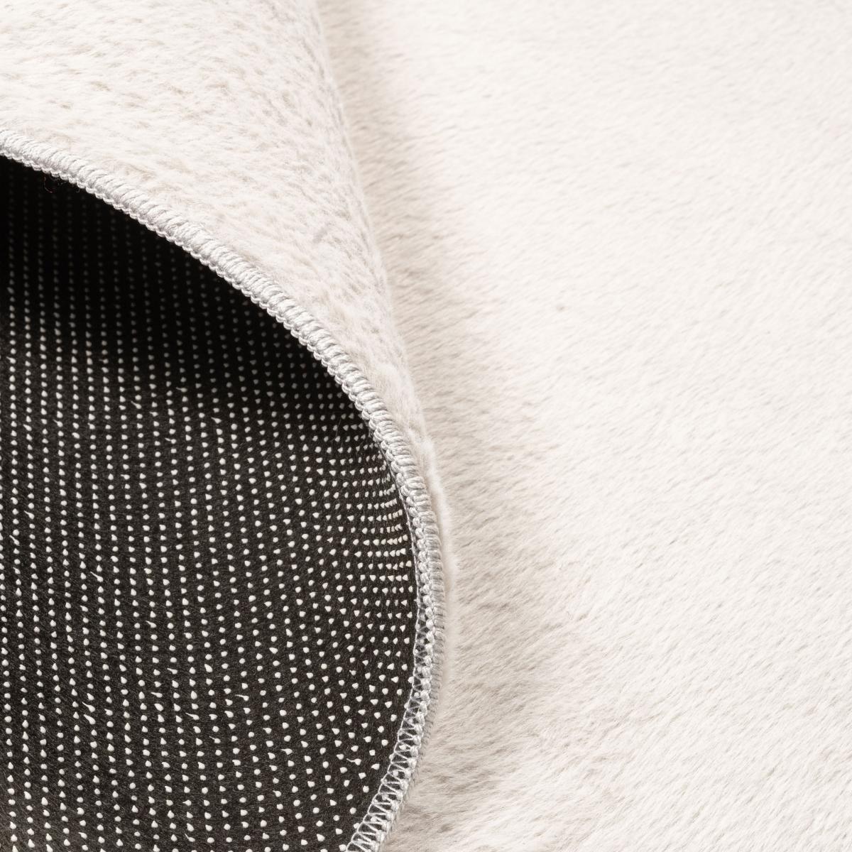 Tapis salon ultra doux, uni et lavable LYN50, aussi idéal pour la chambre — vue 5