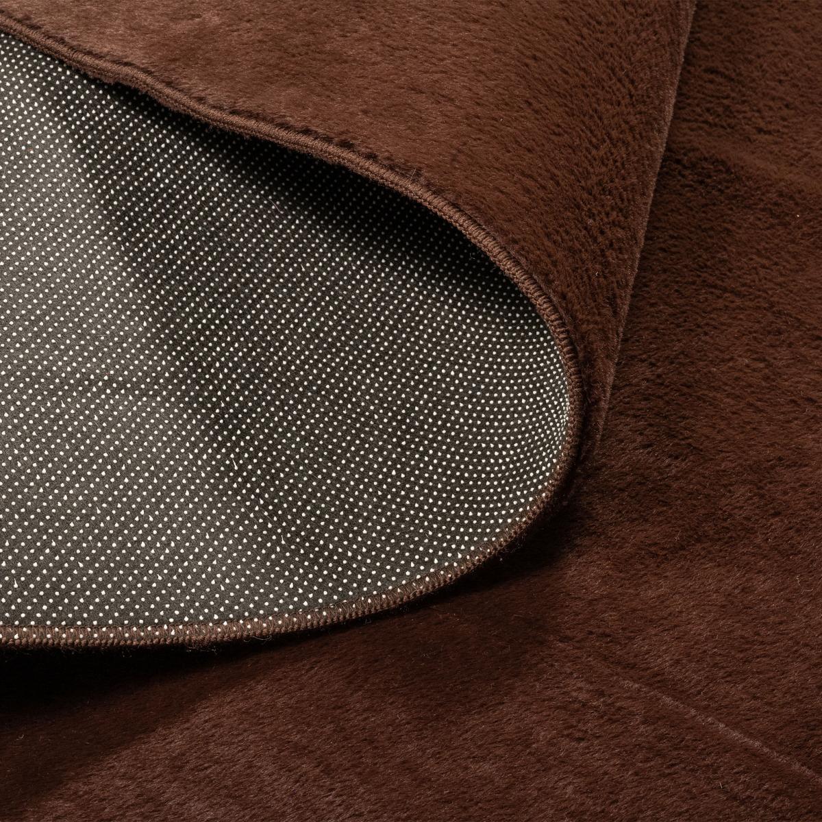 Tapis chambre ultra doux, uni et lavable LYN50, aussi idéal pour la chambre — vue 6