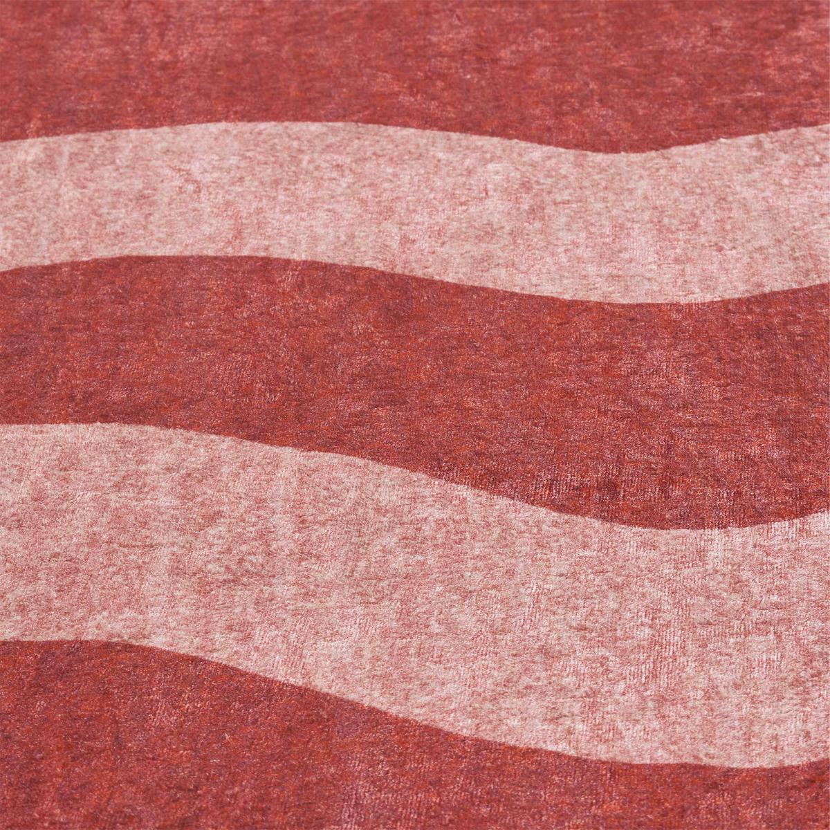 Tapis cuisine ou salle de bain, motif géométrique original, design chaleureux LYN11 G — vue 4