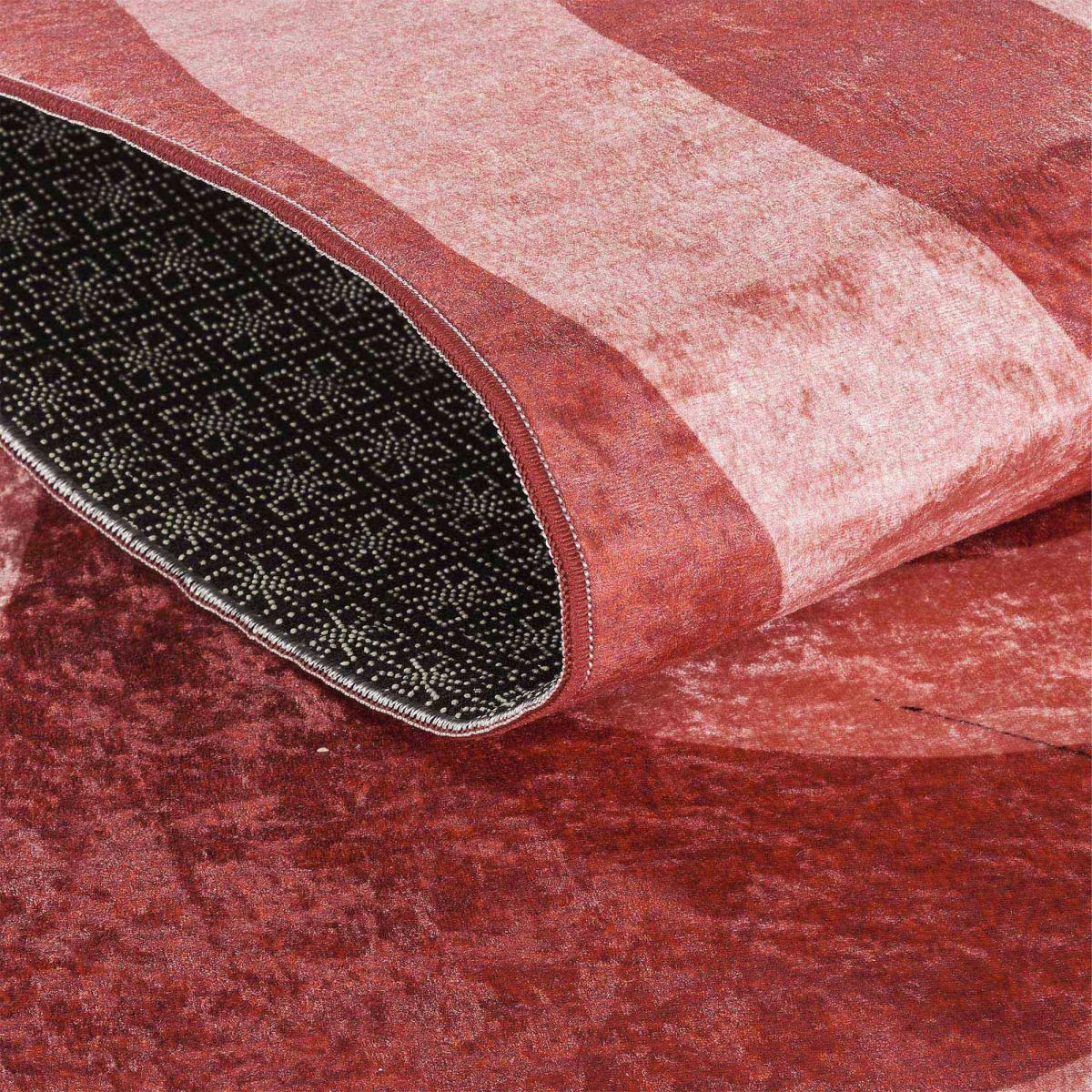 Tapis cuisine ou salle de bain, motif géométrique original, design chaleureux LYN11 G — vue 5