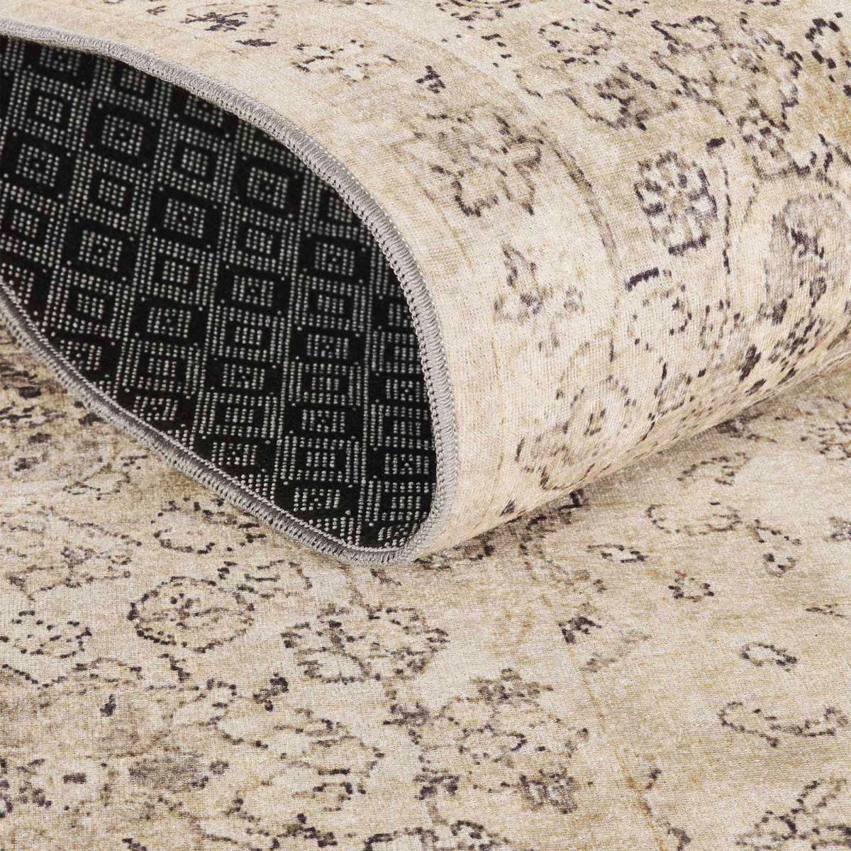 Tapis d'orient kilim authentique, structure tissée, LYN11 VINTAGE B élégant — vue 5