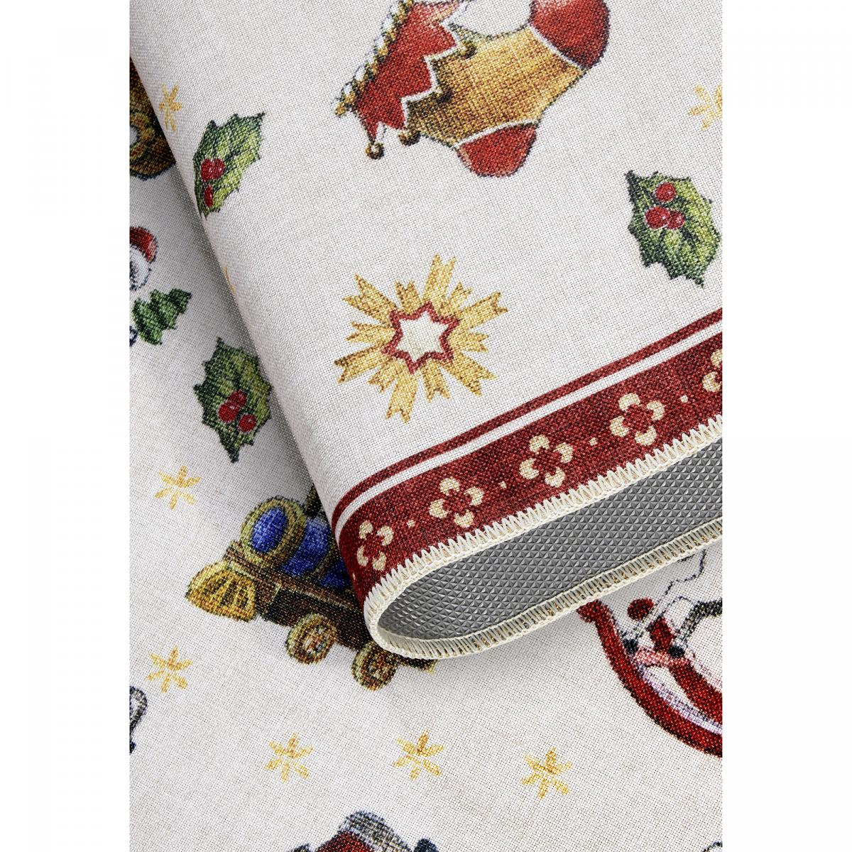 Tapis salon ou enfant NOEL, tapis kilim fin et original — vue 5