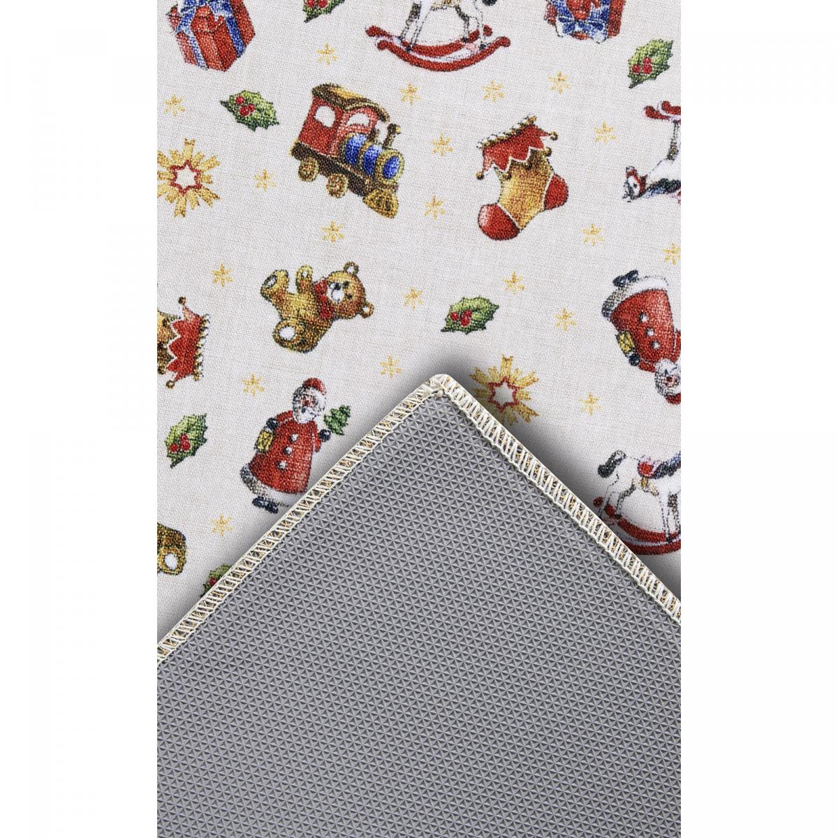 Tapis salon ou enfant NOEL, tapis kilim fin et original — vue 6