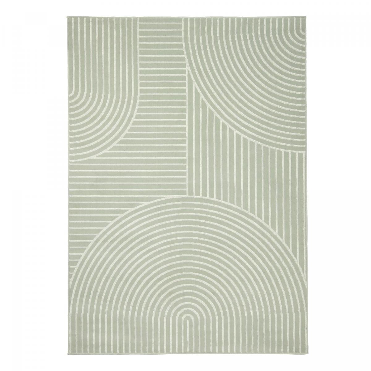 Tapis salon et chambre tissé motif géométrique LYN49 ARCROL