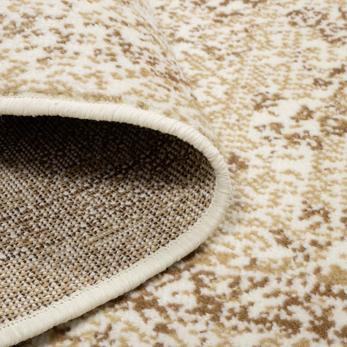 Tapis salon vintage patiné, design élégant intemporel LYN1 VON — vue 6