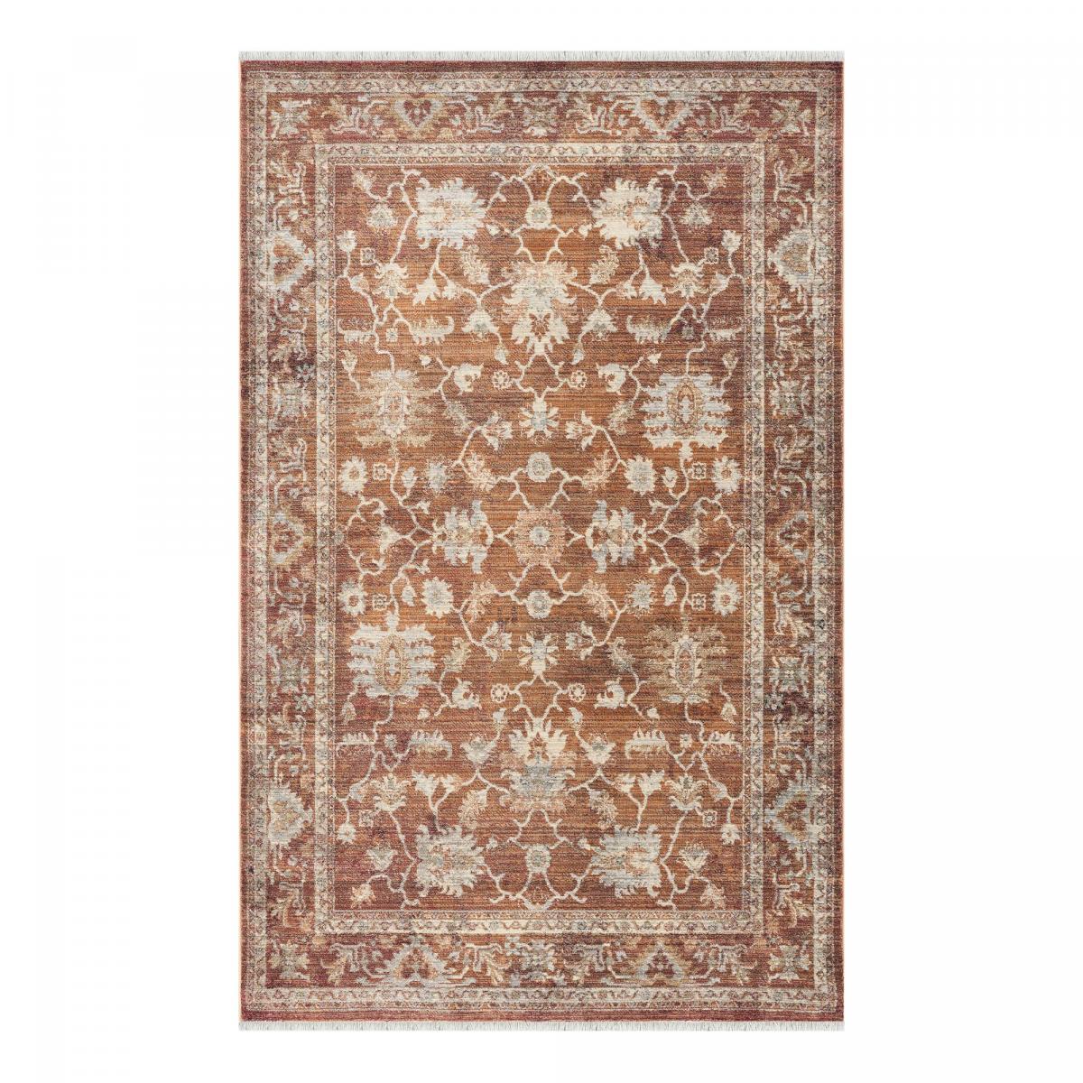 Tapis d'orient, motif oriental raffiné, tissé, poils ras — vue 6