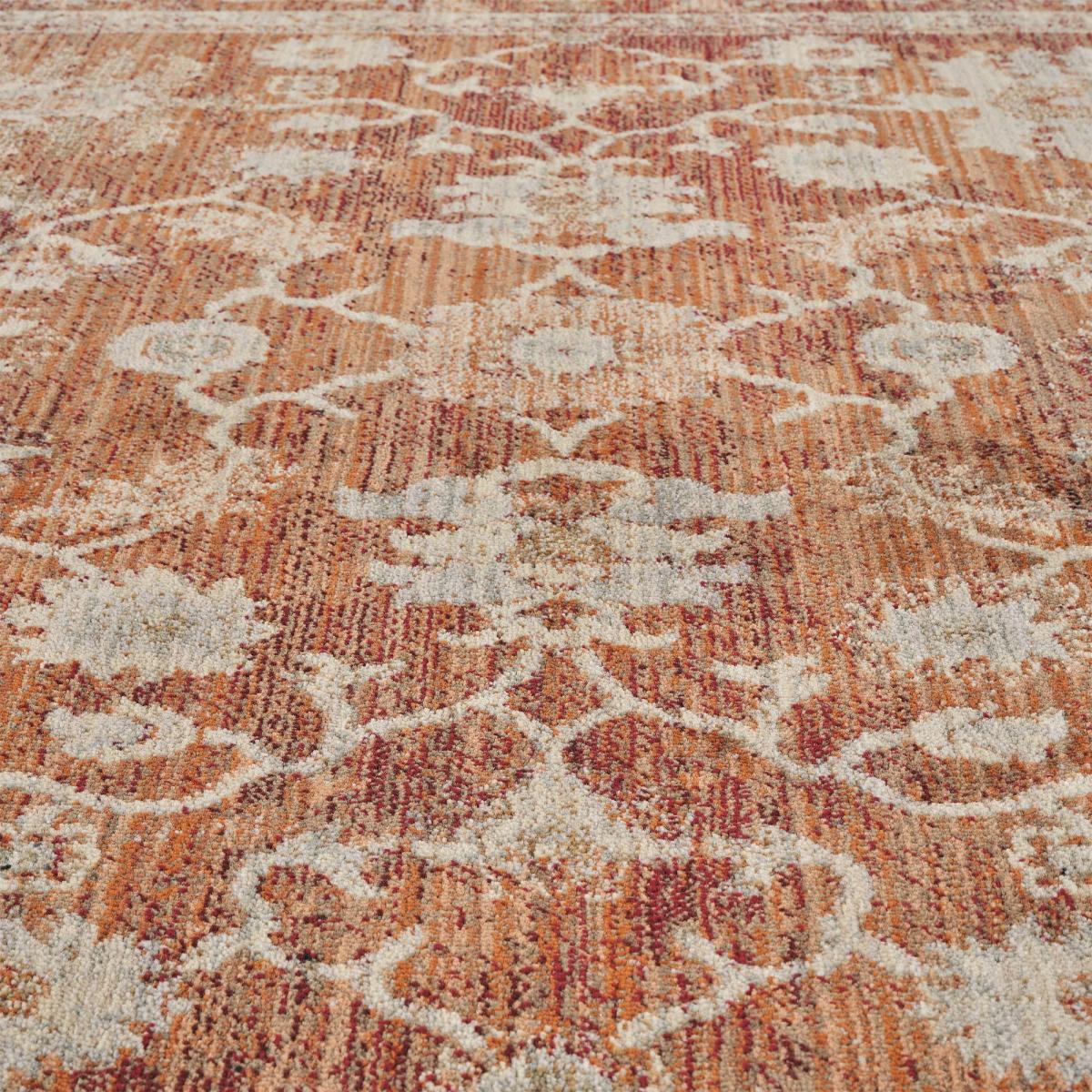 Tapis d'orient, motif oriental raffiné, tissé, poils ras — vue 4