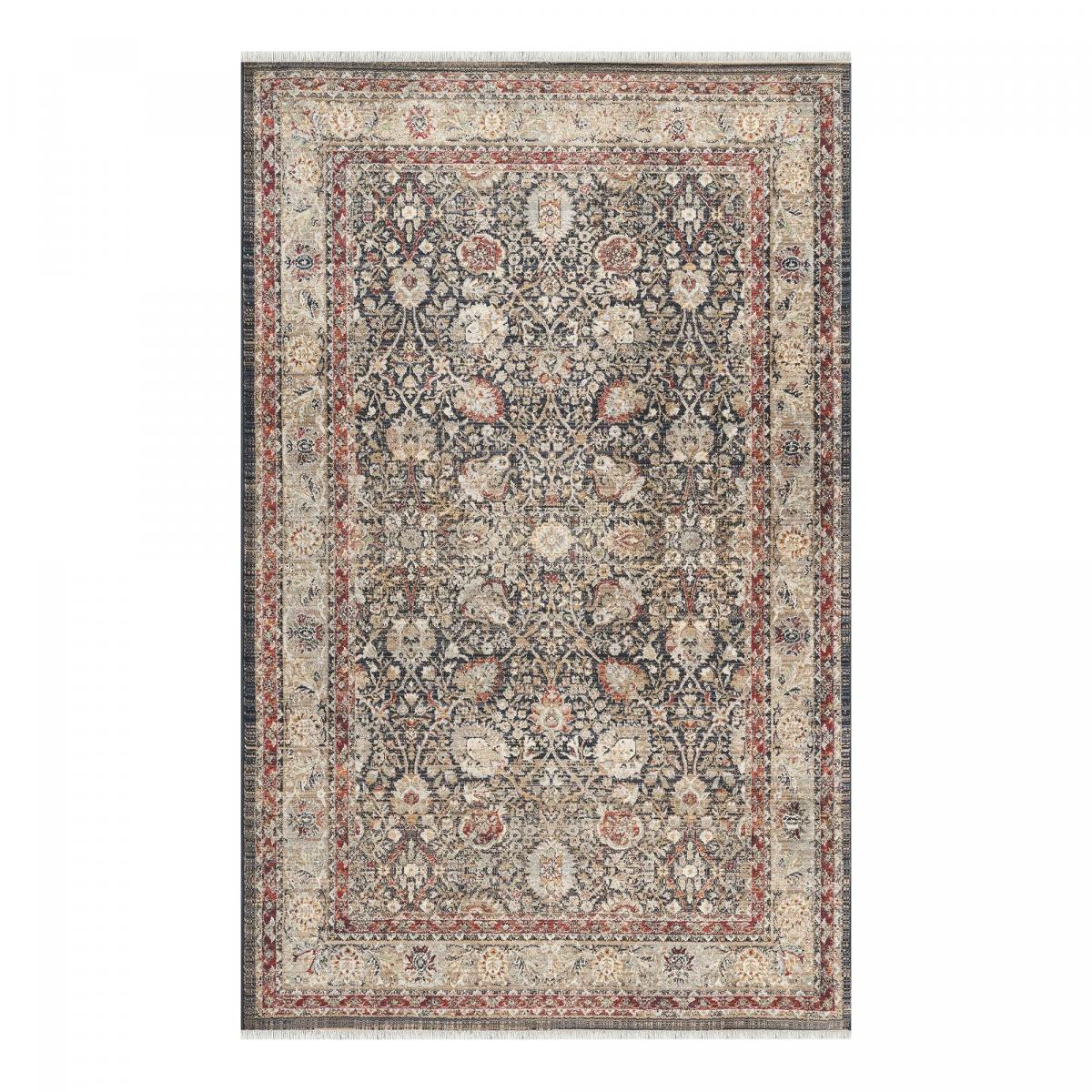 Tapis d'orient, motif oriental authentique tissé, LYN52 TABRIZA