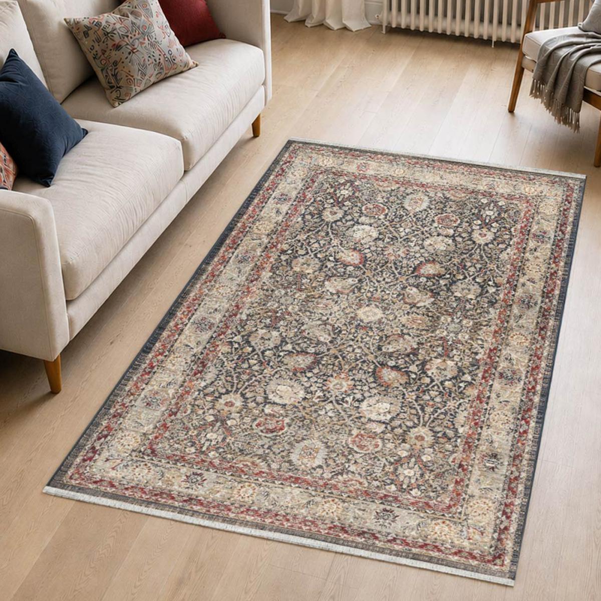 Tapis d'orient, motif oriental authentique tissé, LYN52 TABRIZA — vue 6