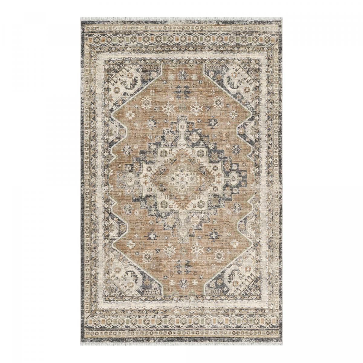 Tapis d'orient, motif oriental authentique, tissé, LYN52 BOUKA