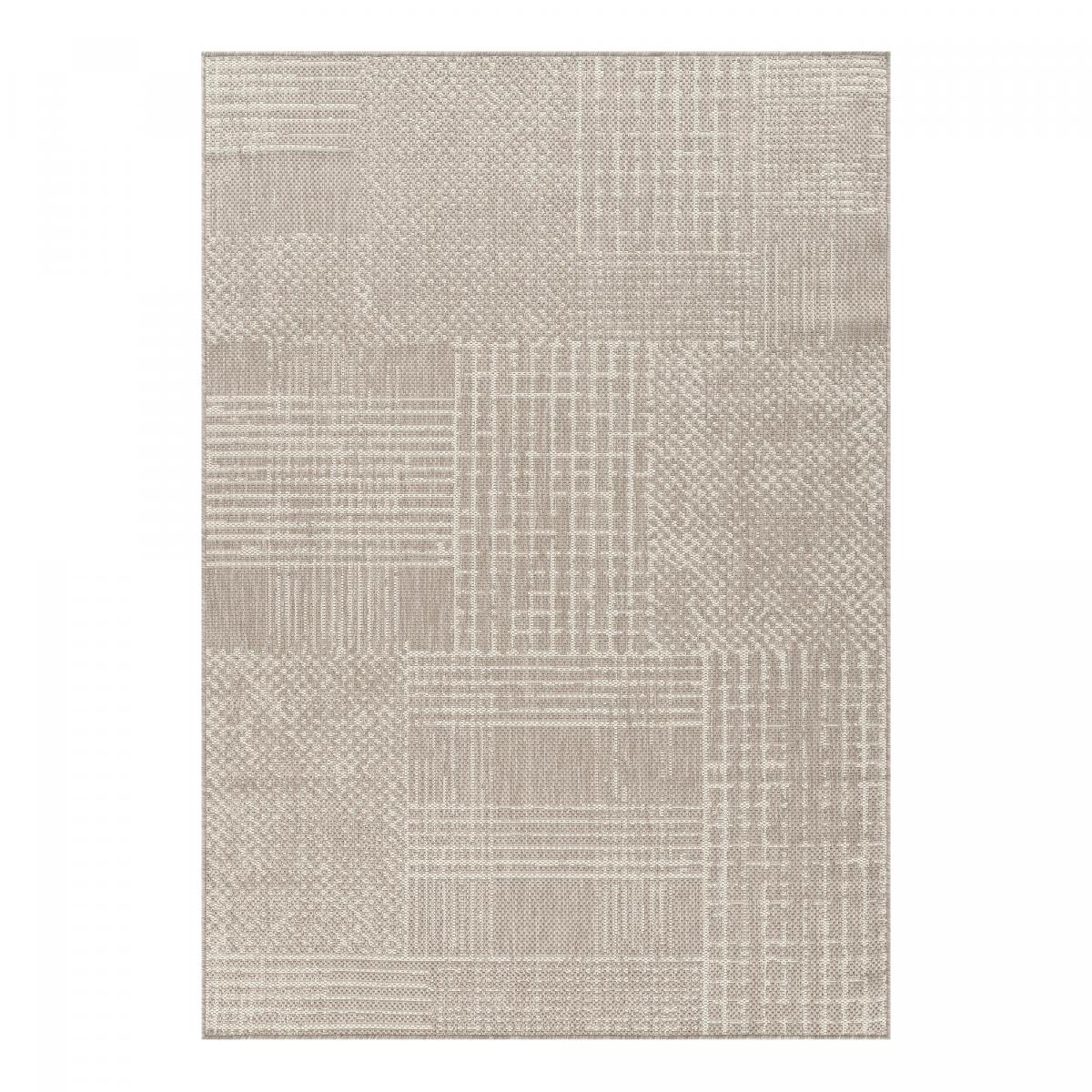 Tapis kilim, motif géométrique tissé, style artisanal LYN53 TRAME 2 — vue 6