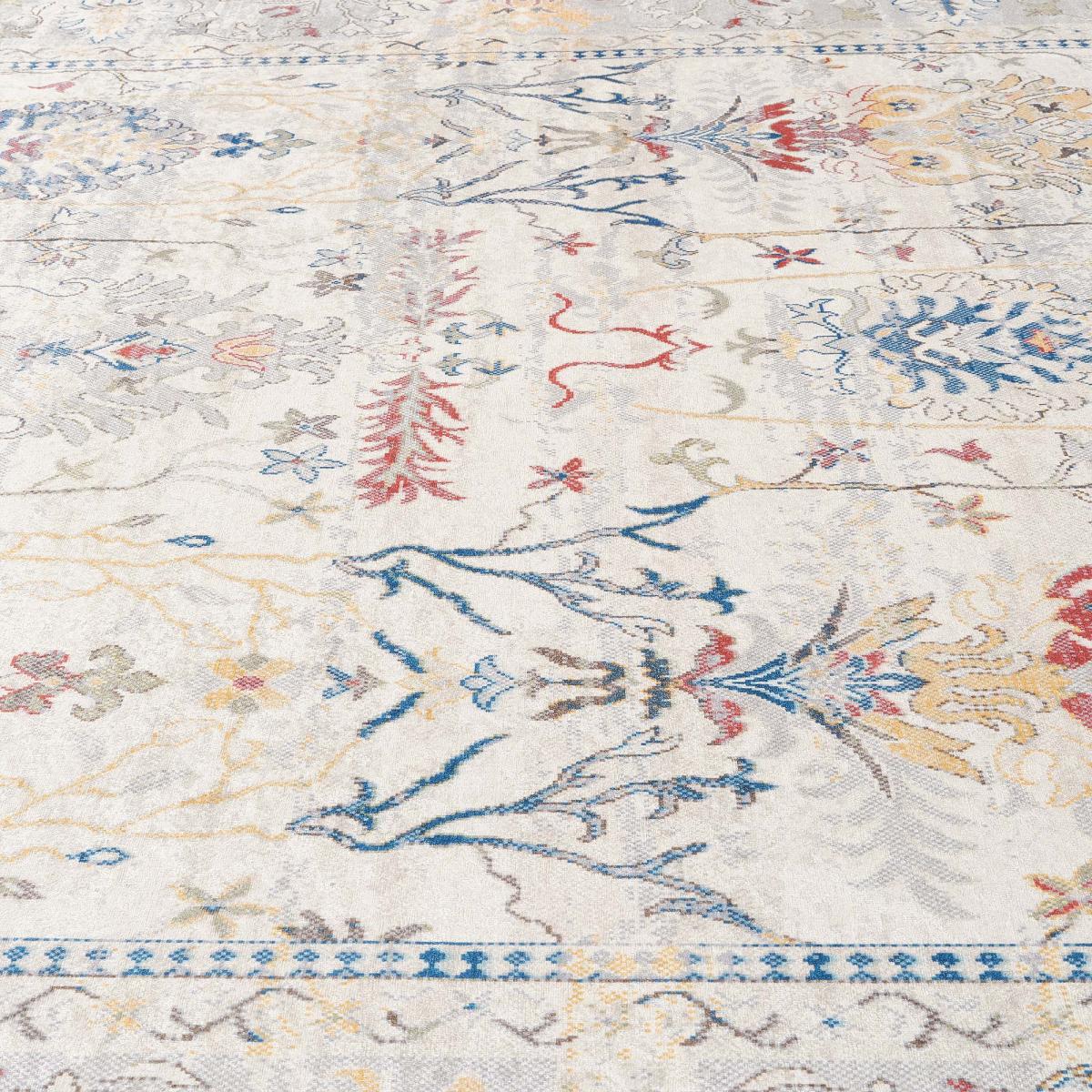 Tapis d'orient au motif oriental, style kilim, LYN11 PERLE — vue 4