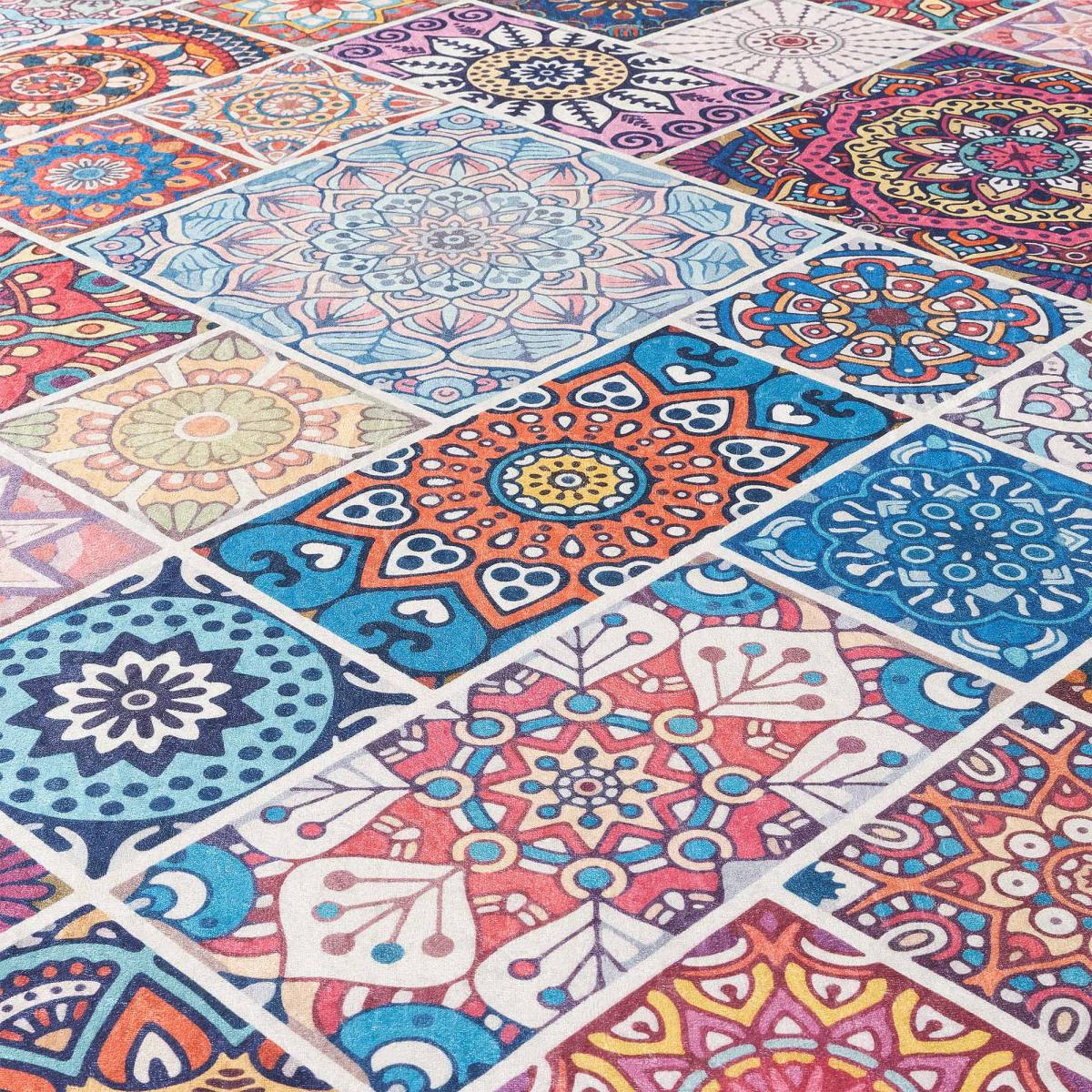 Tapis kilim à motif géométrique authentique, LYN11 BOHEME — vue 4